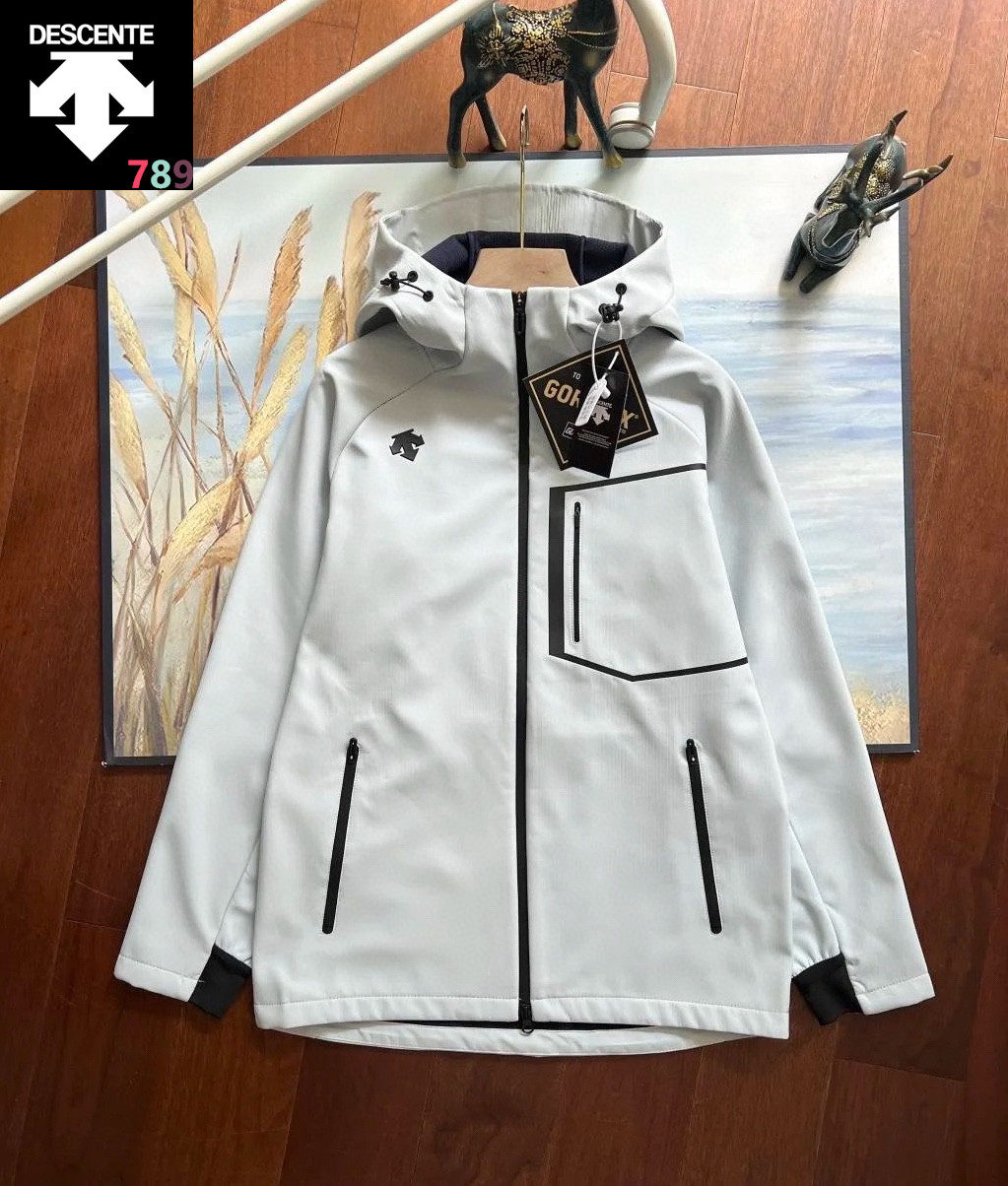 【06975】DESCENTE Outdoor Fleece Hooded Jacket