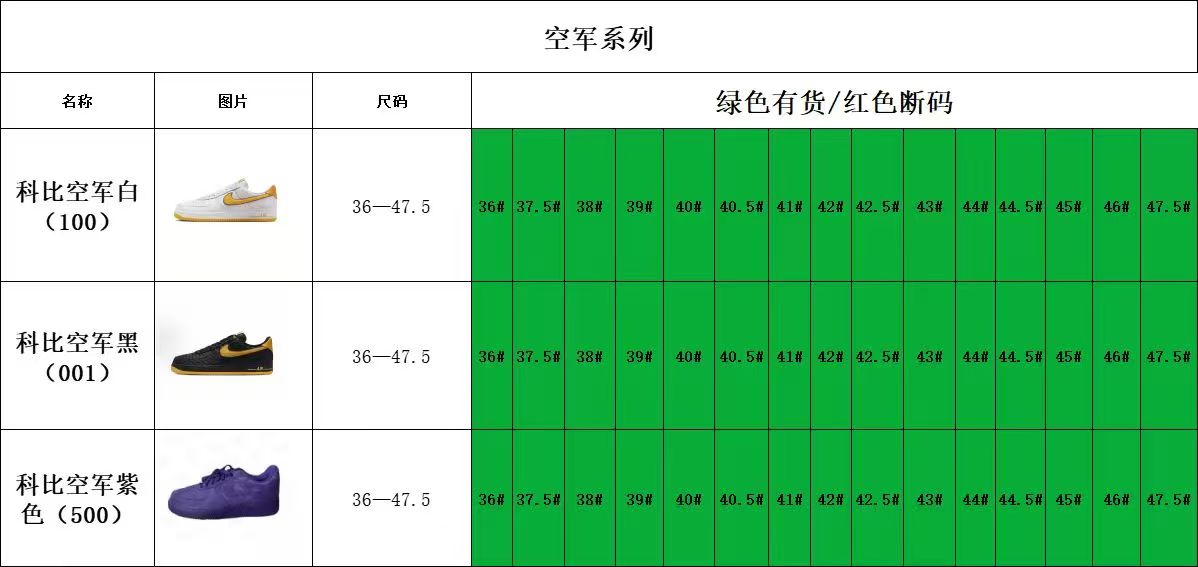 图片[7]-双11福利第3️⃣1️⃣波 外贸纯原OWF版本 顶级版空军/巴黎世家袜子鞋/AJ/dunk系列 拿出以下款式来做福利 品质保证 都是之前市面高价零售的货 现在全部半价即可拥有 库存参考图片👇🏻-选品中心
