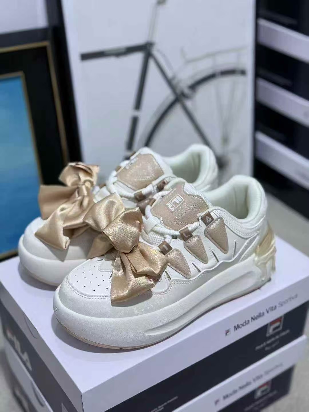 图片[2]-双11福利第3️⃣7️⃣波 FILA FUSION斐乐潮牌 萝卜鞋 市场最好的版本 工厂福利大放送 直接抄底价清货套现 品质毋庸置疑 尺码：35.5-40-选品中心