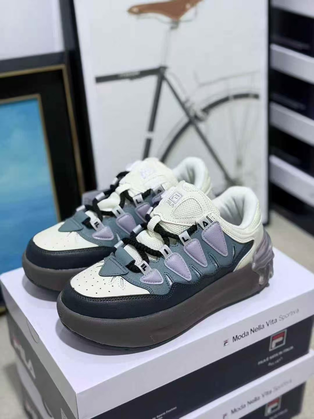 图片[4]-双11福利第3️⃣7️⃣波 FILA FUSION斐乐潮牌 萝卜鞋 市场最好的版本 工厂福利大放送 直接抄底价清货套现 品质毋庸置疑 尺码：35.5-40-选品中心