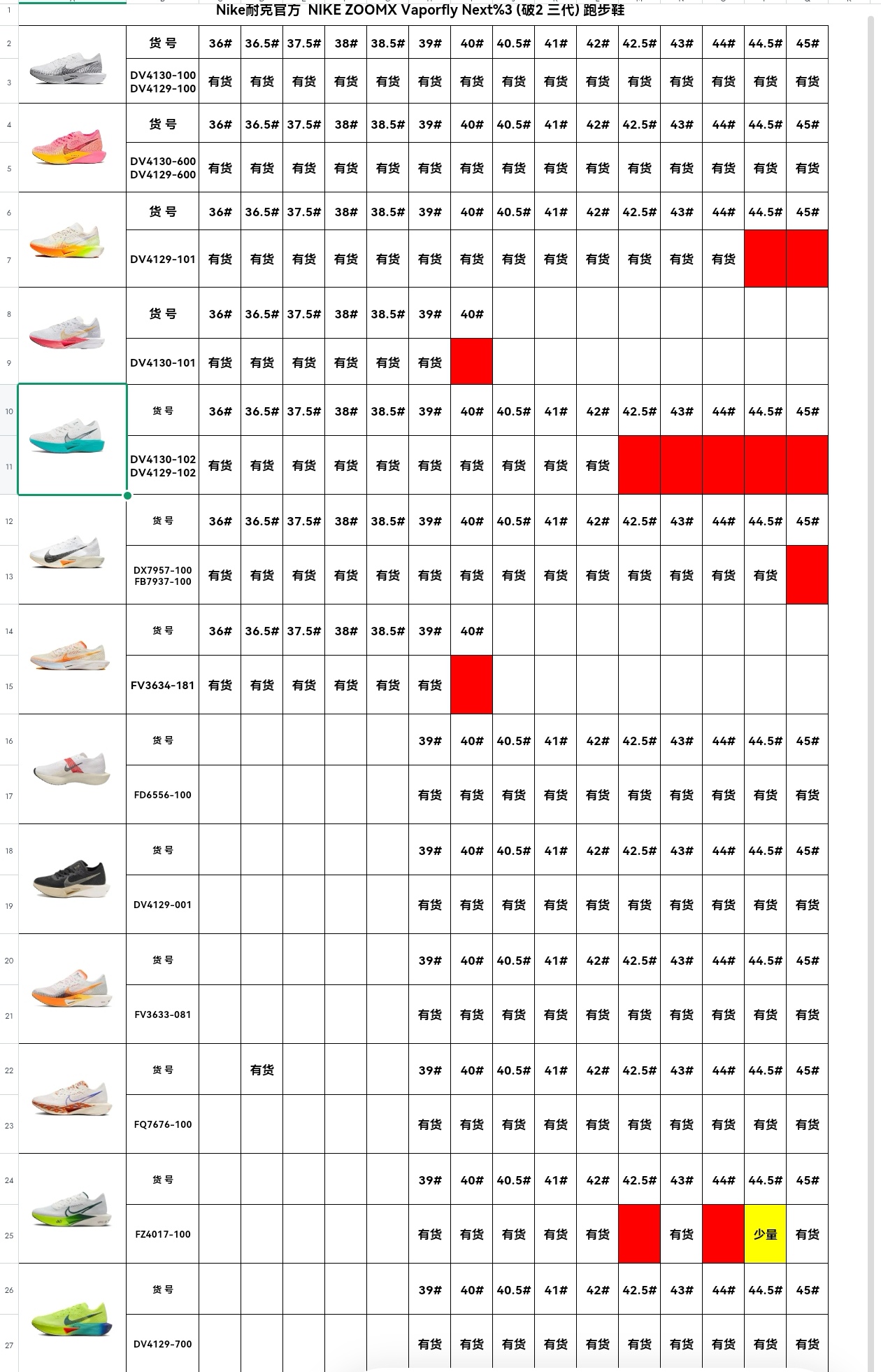 图片[9]-双11福利第4️⃣3️⃣波 奥莱专柜版 Nike ZoomX Vaporfly Next% 3 舒适百搭透气 低帮 碳板 马拉松长跑竞速跑步鞋 鞋子不好不要钱 专柜一致的品质 细节做工 之前的充正货 现在直接白菜价做活动 运动必推的全掌碳板好鞋 尺码：36-45-选品中心