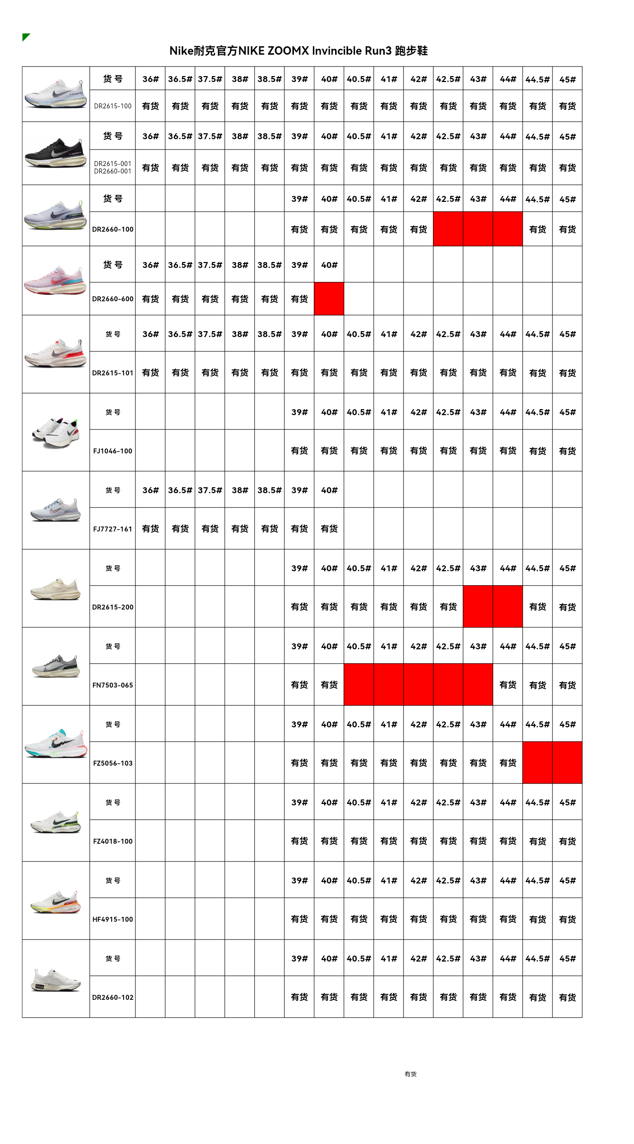 图片[9]-双11福利第4️⃣4️⃣波 奥莱专柜版 Nike ZoomX Invincible Run 3舒适百搭透气 低帮 马拉松长跑竞速跑步鞋 鞋子不好不要钱 专柜一致的品质 细节做工 之前的充正货 现在直接白菜价做活动 运动必推的专业好鞋 尺码：36-45-选品中心