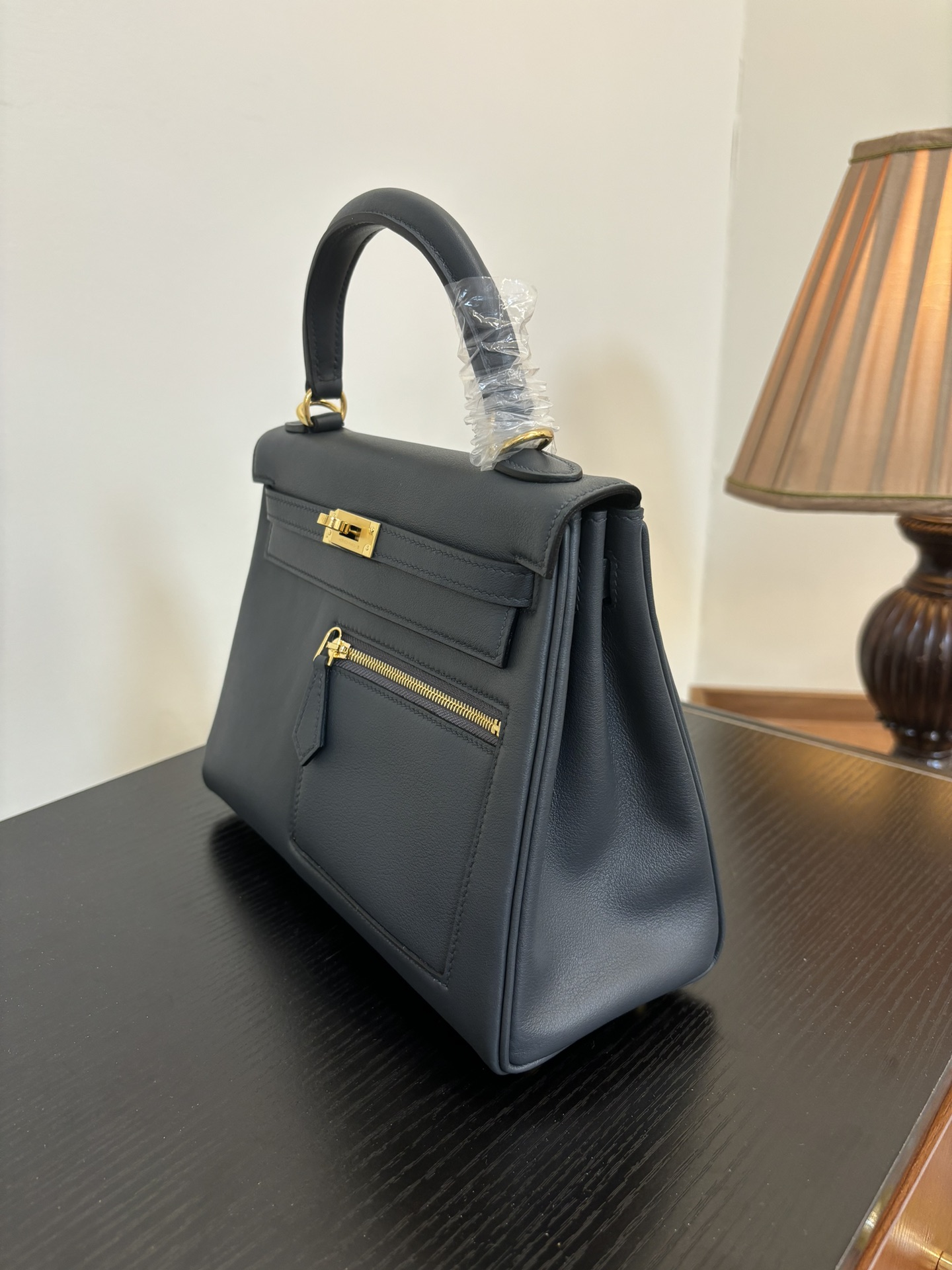 Hermes Style Black Leather Bag Lookbook Reference image 2