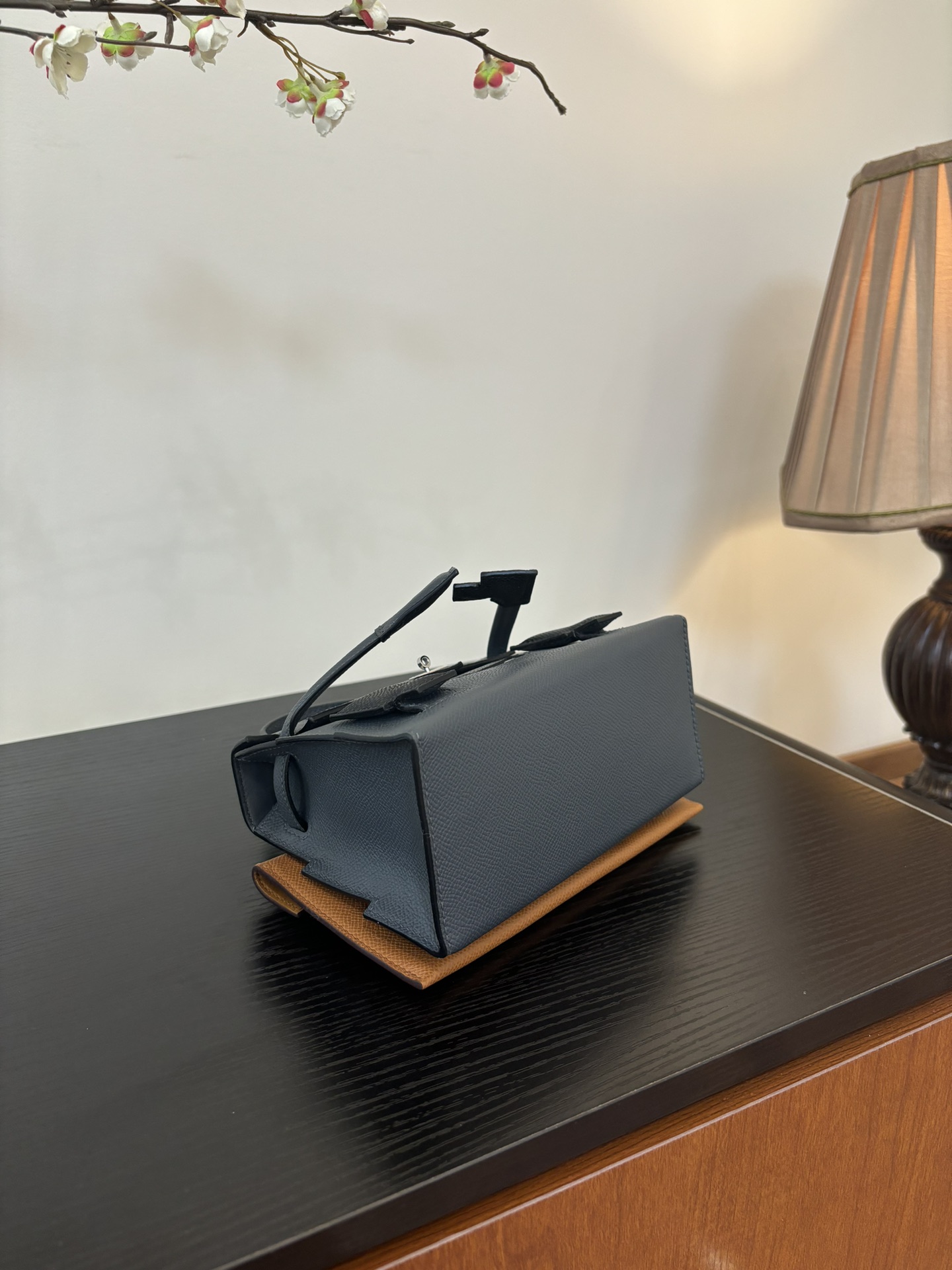 Hermes Kelly Grey Epsom top handle everyday