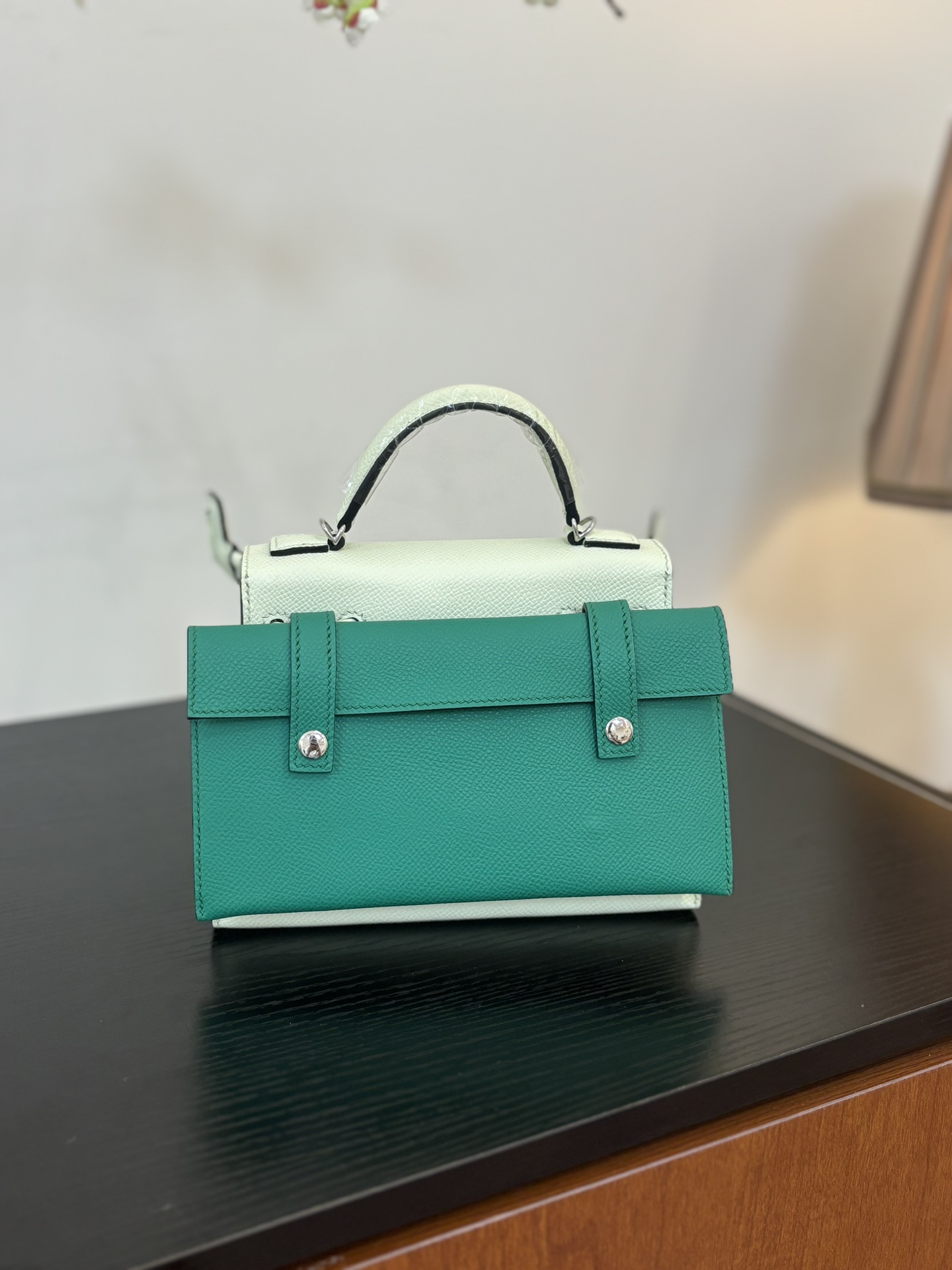 Hermes Mosaic Mint Green and White everyday