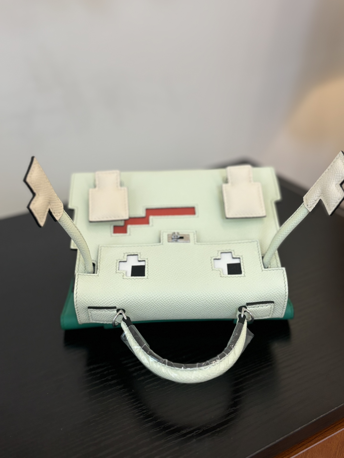 Hermes Mosaic Mint Green and White everyday