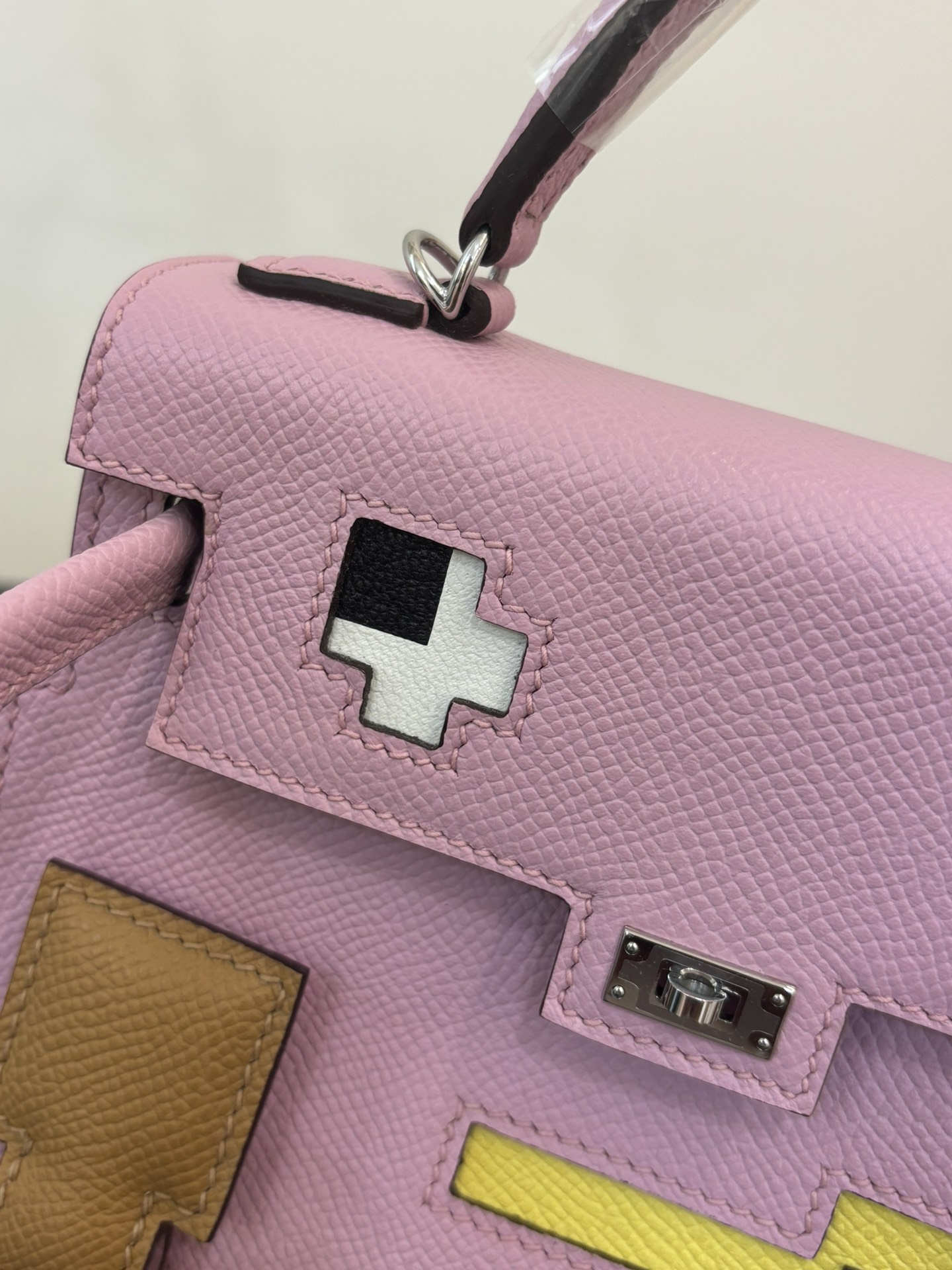 Hermes Mosaic Doll Pink crossbody everyday