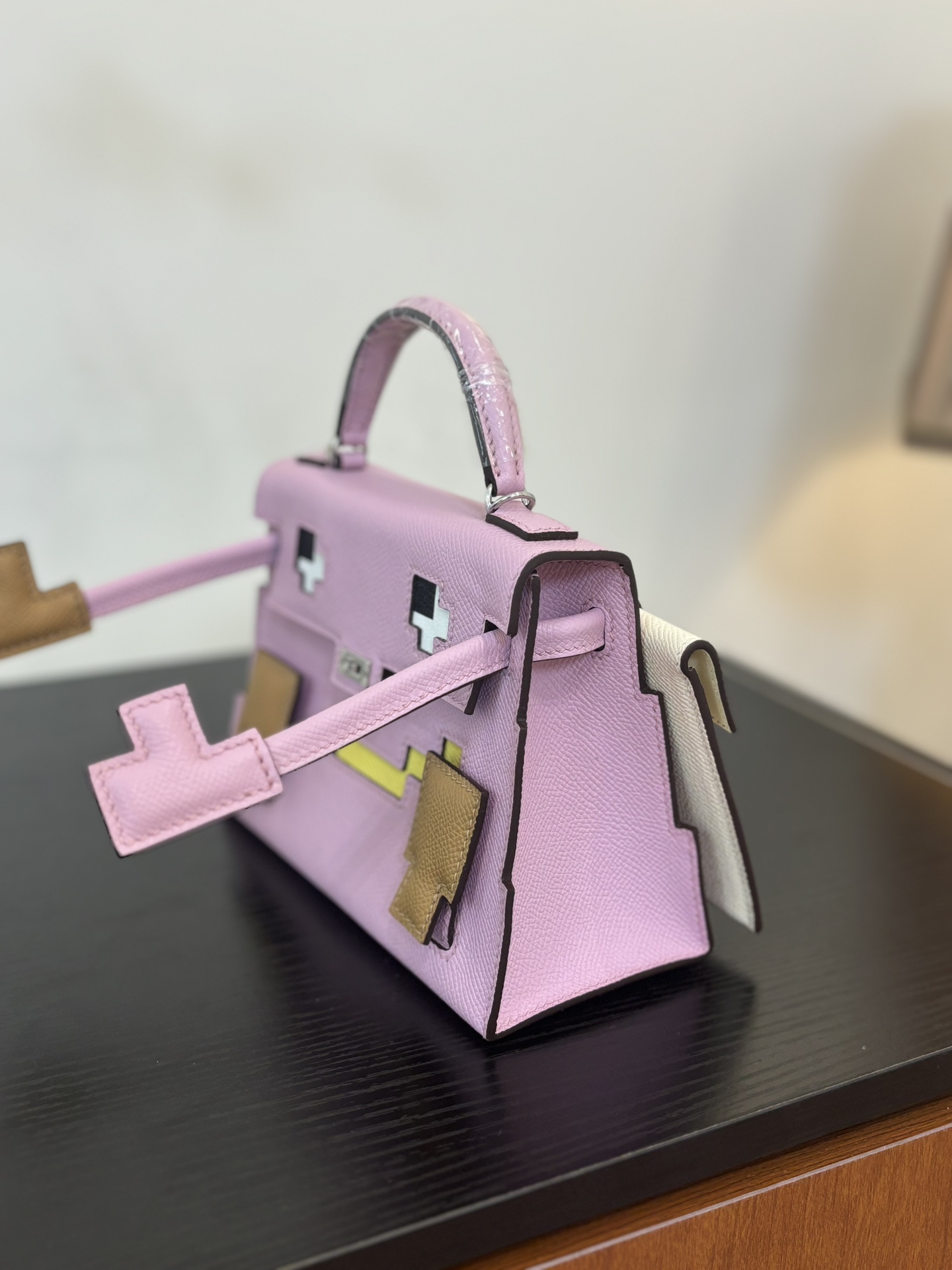 Hermes Mosaic Doll Pink crossbody everyday