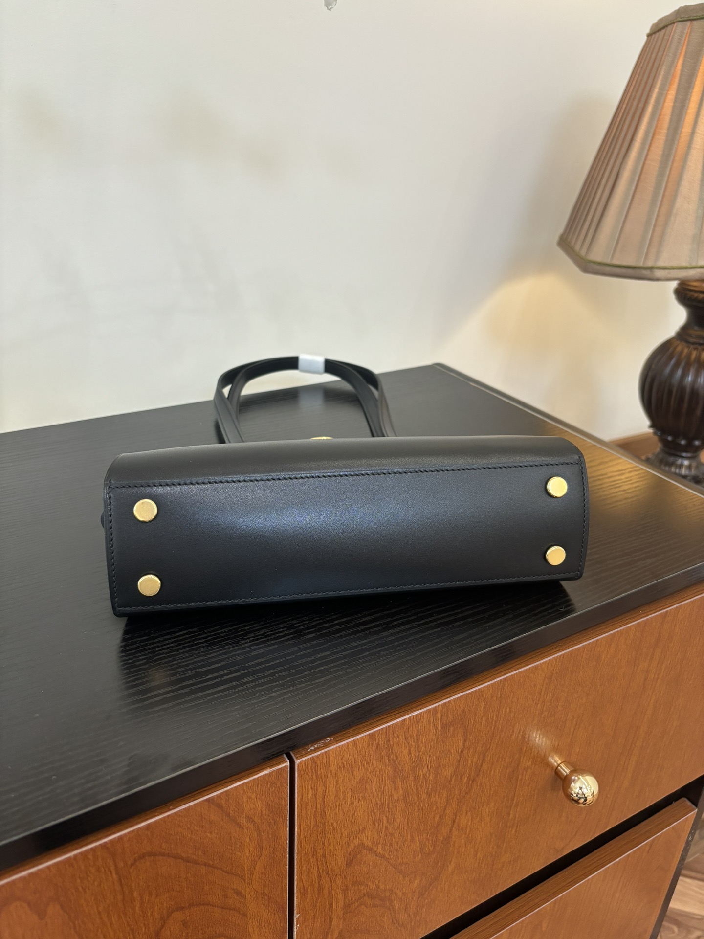 Hermes Style Leather Top Handle Bag Bags Top Handle Bag detail image 8 from source 719563