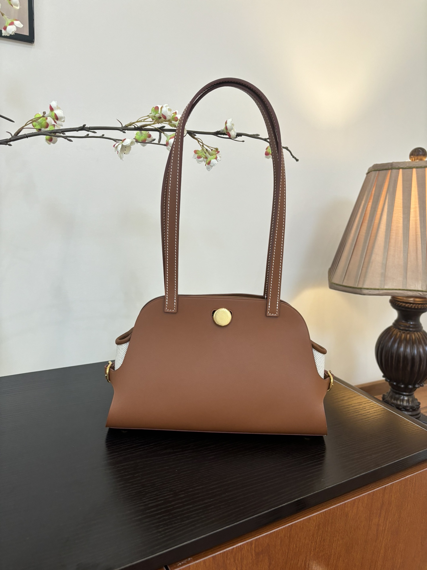 Hermes Style Leather Top Handle Bag Lookbook Reference image 2