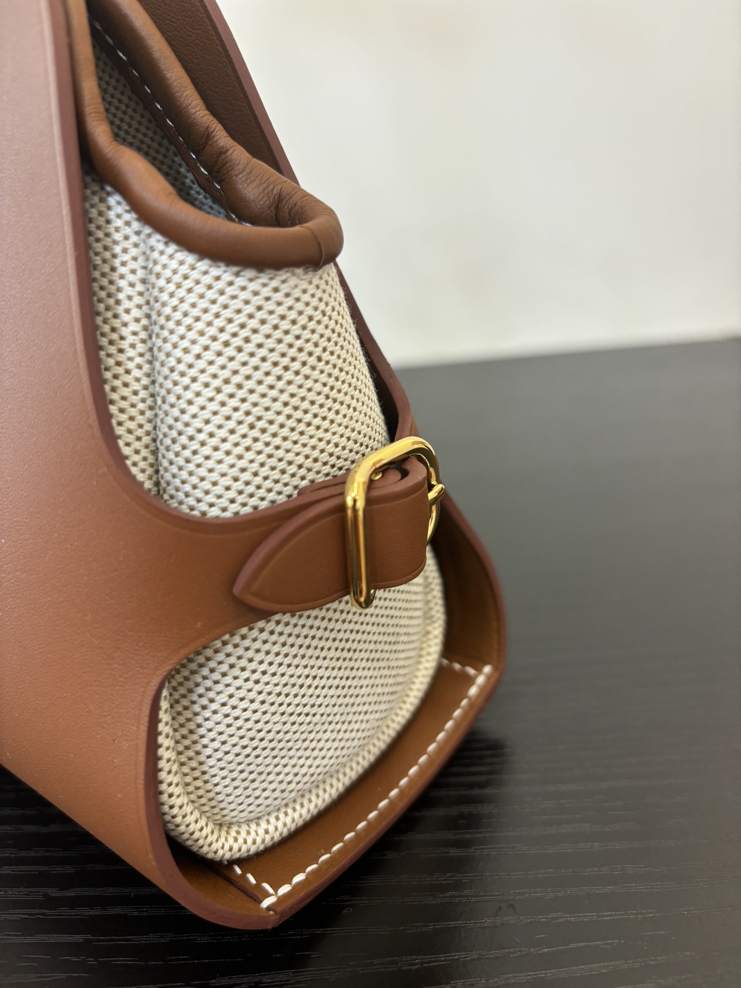 Hermes Style Leather Top Handle Bag Bags Top Handle Bag detail image 6 from source 719564