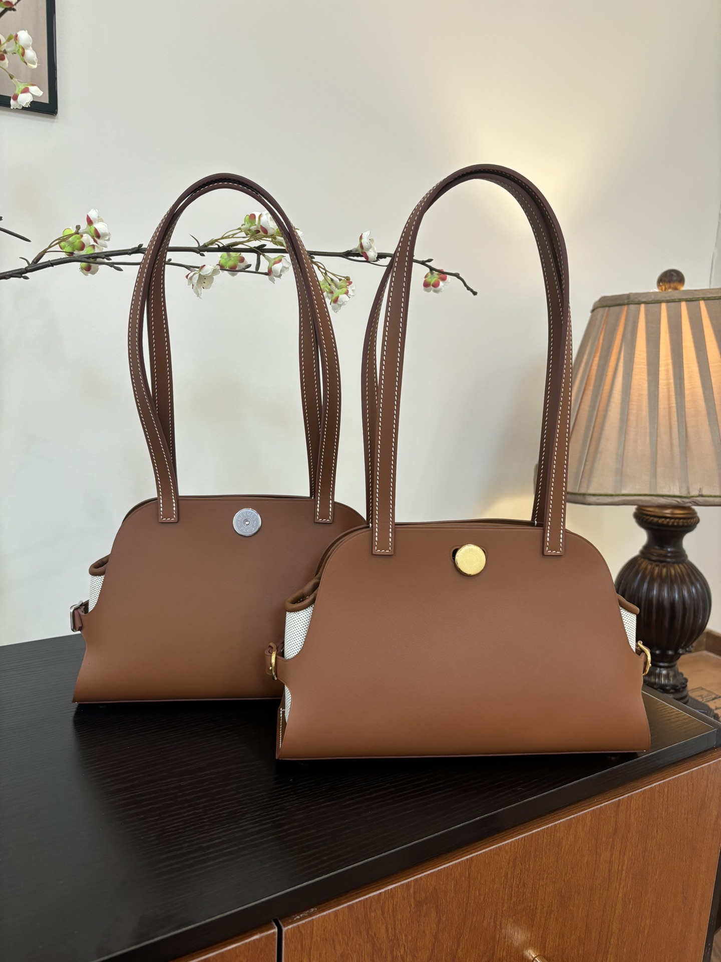 Hermes Style Leather Top Handle Bag Lookbook Reference image 1