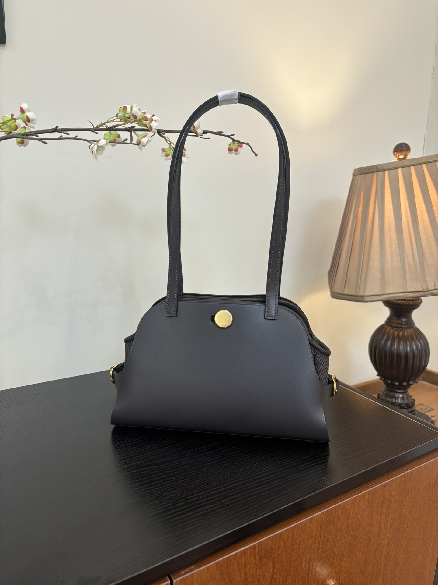 Hermes Style Leather Top Handle Bag Bags Top Handle Bag detail image 4 from source 719565