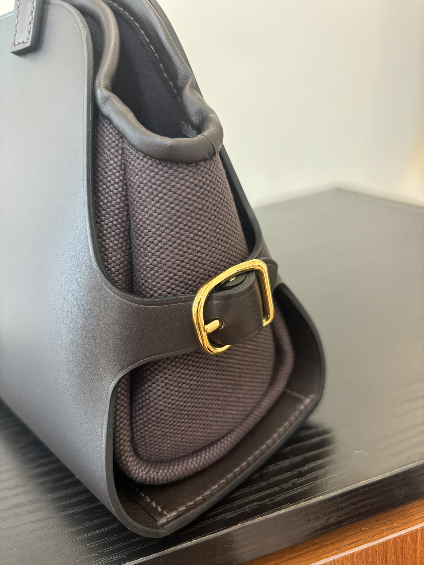 Hermes Style Leather Top Handle Bag Bags Top Handle Bag detail image 7 from source 719565