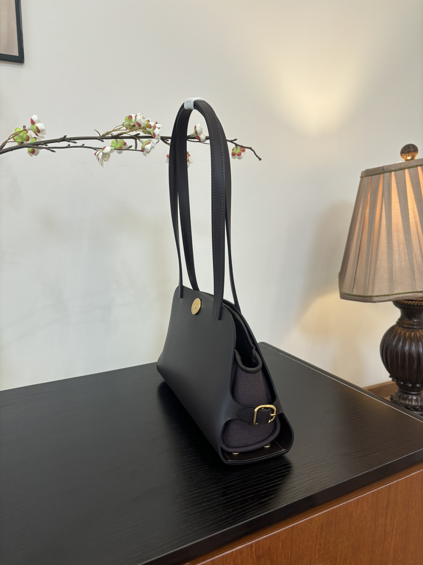 Hermes Style Leather Top Handle Bag Bags Top Handle Bag detail image 3 from source 719565