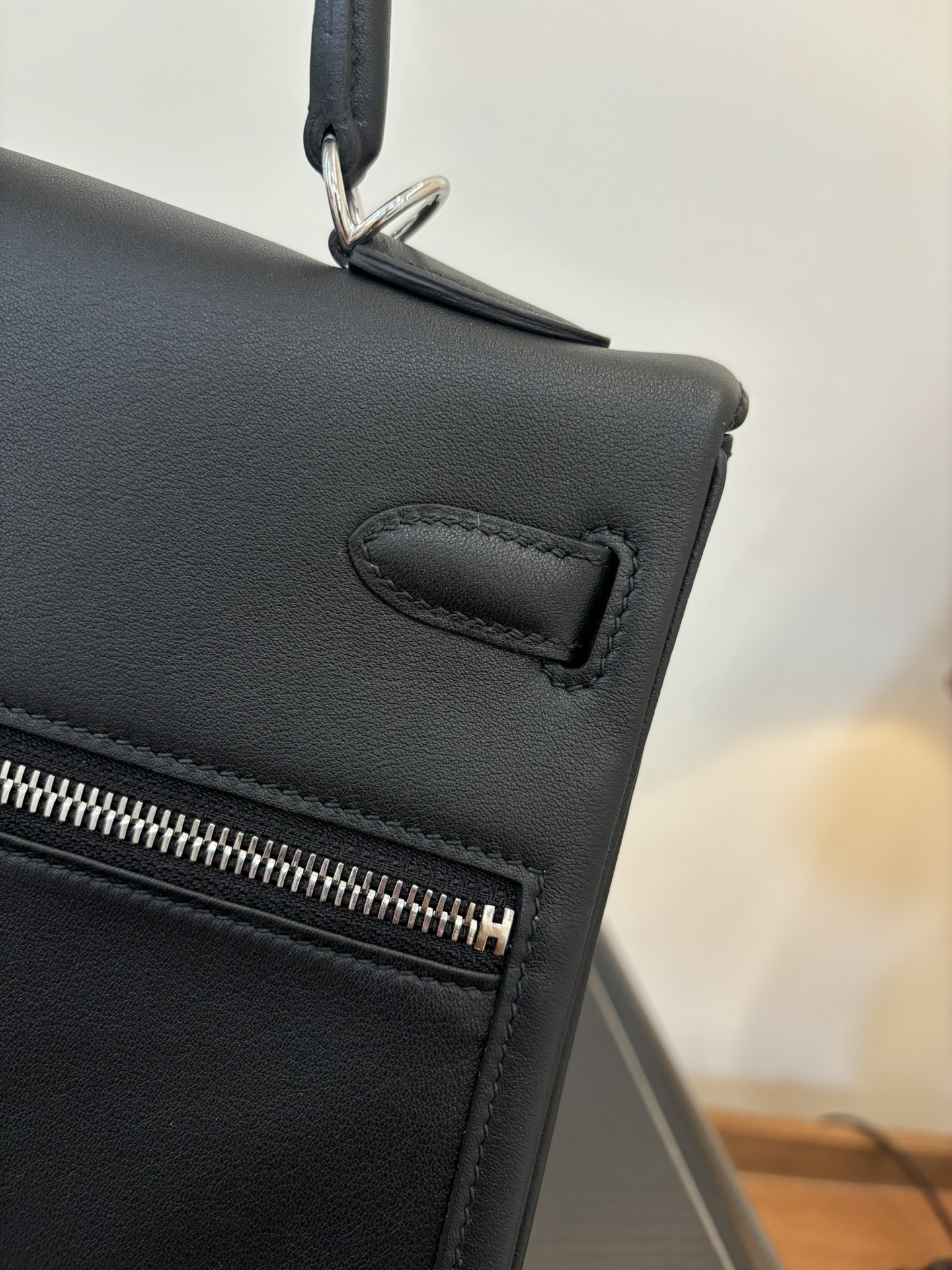 Kelly Lakis 28-32 Double Zipper Swift Leather with Gold & Silver Hardware 7 i1753506296 232 4