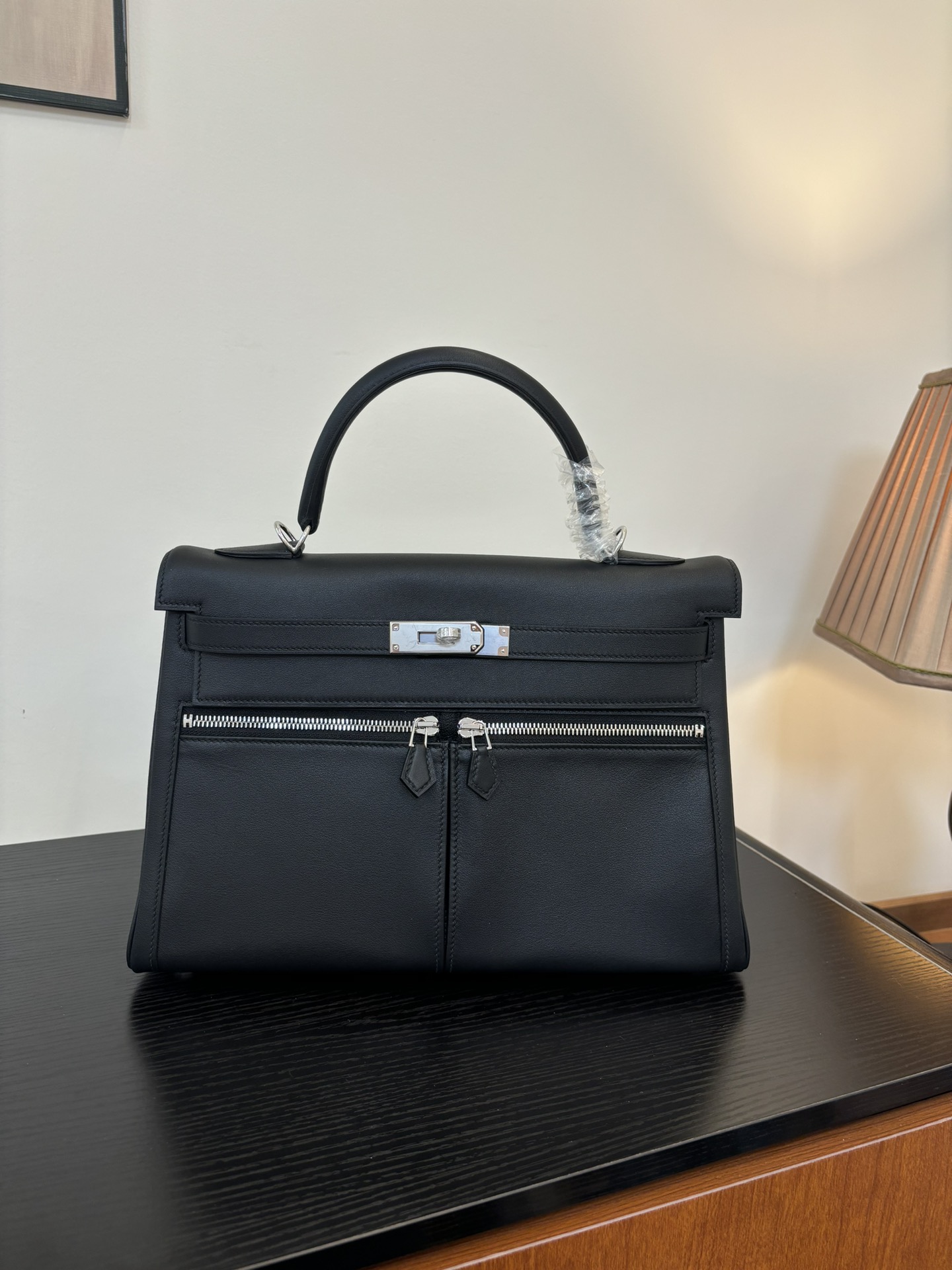 Kelly Lakis 28-32 Double Zipper Swift Leather with Gold & Silver Hardware 3 i1753506297 335 6