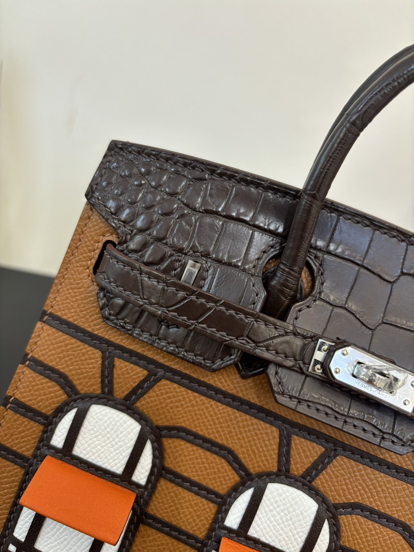 Hermes Style White Leather Bag Lookbook Reference image 2