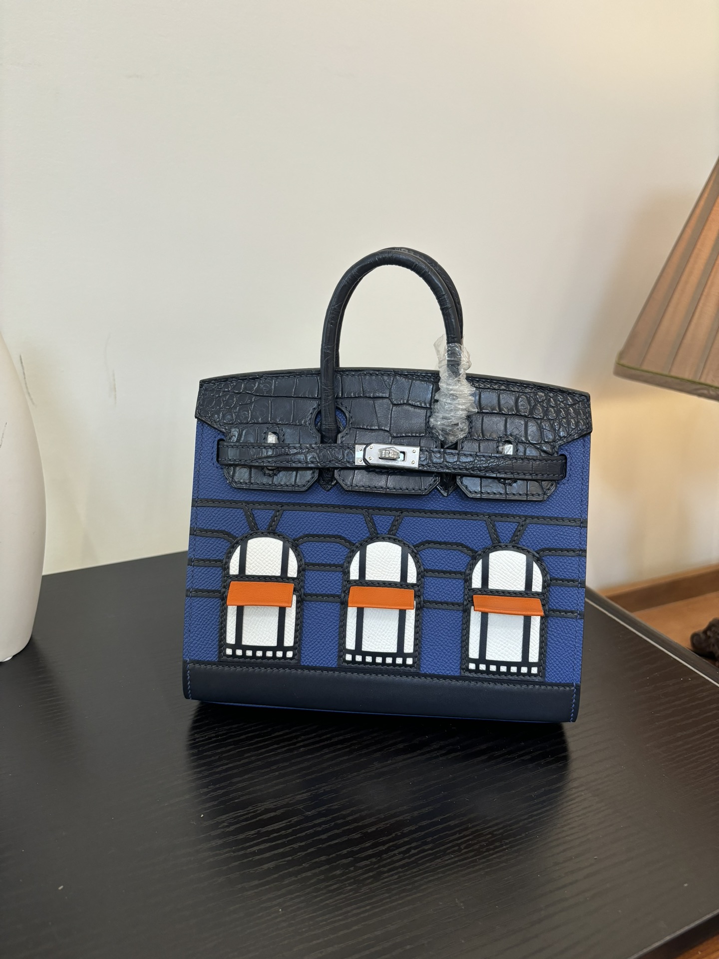 Hermes Style Black Leather Bag Lookbook Reference image 1