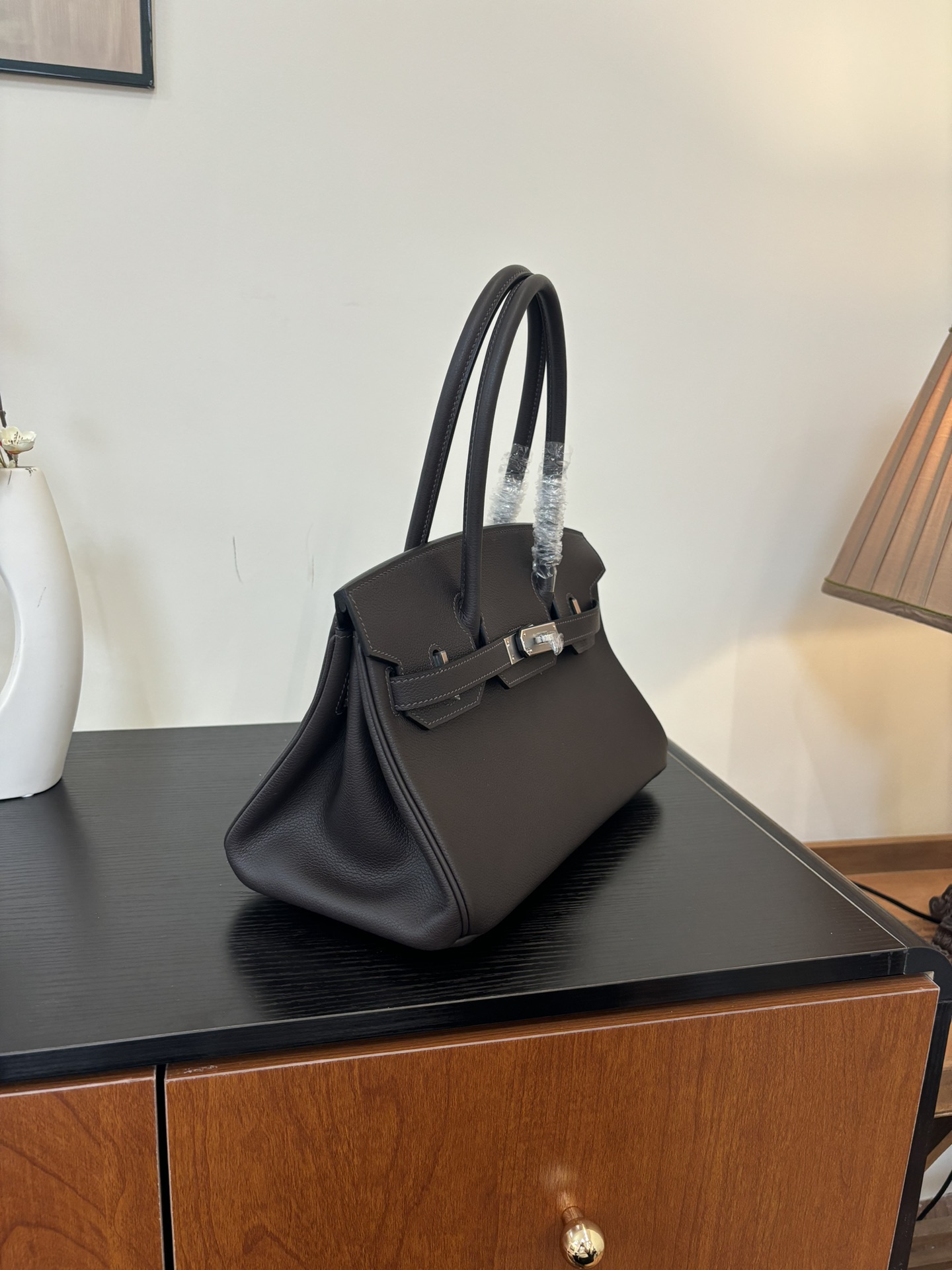 Hermes Style Leather Shoulder Bag Lookbook Reference image 2
