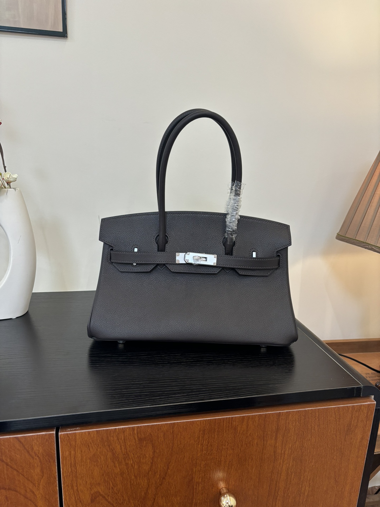 Hermes Style Leather Shoulder Bag Lookbook Reference image 1