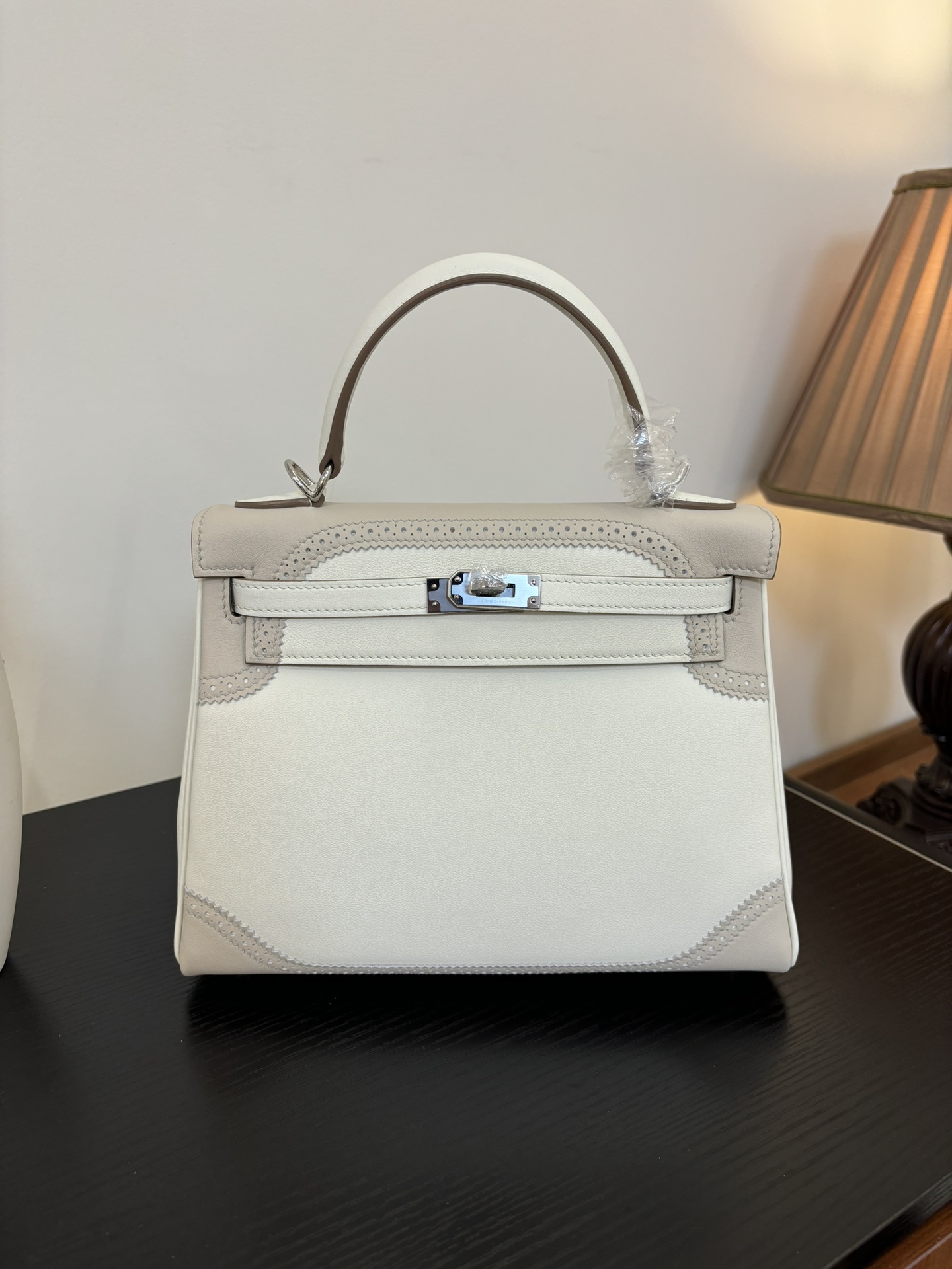 Hermes Style Black Leather Bag Lookbook Reference image 1