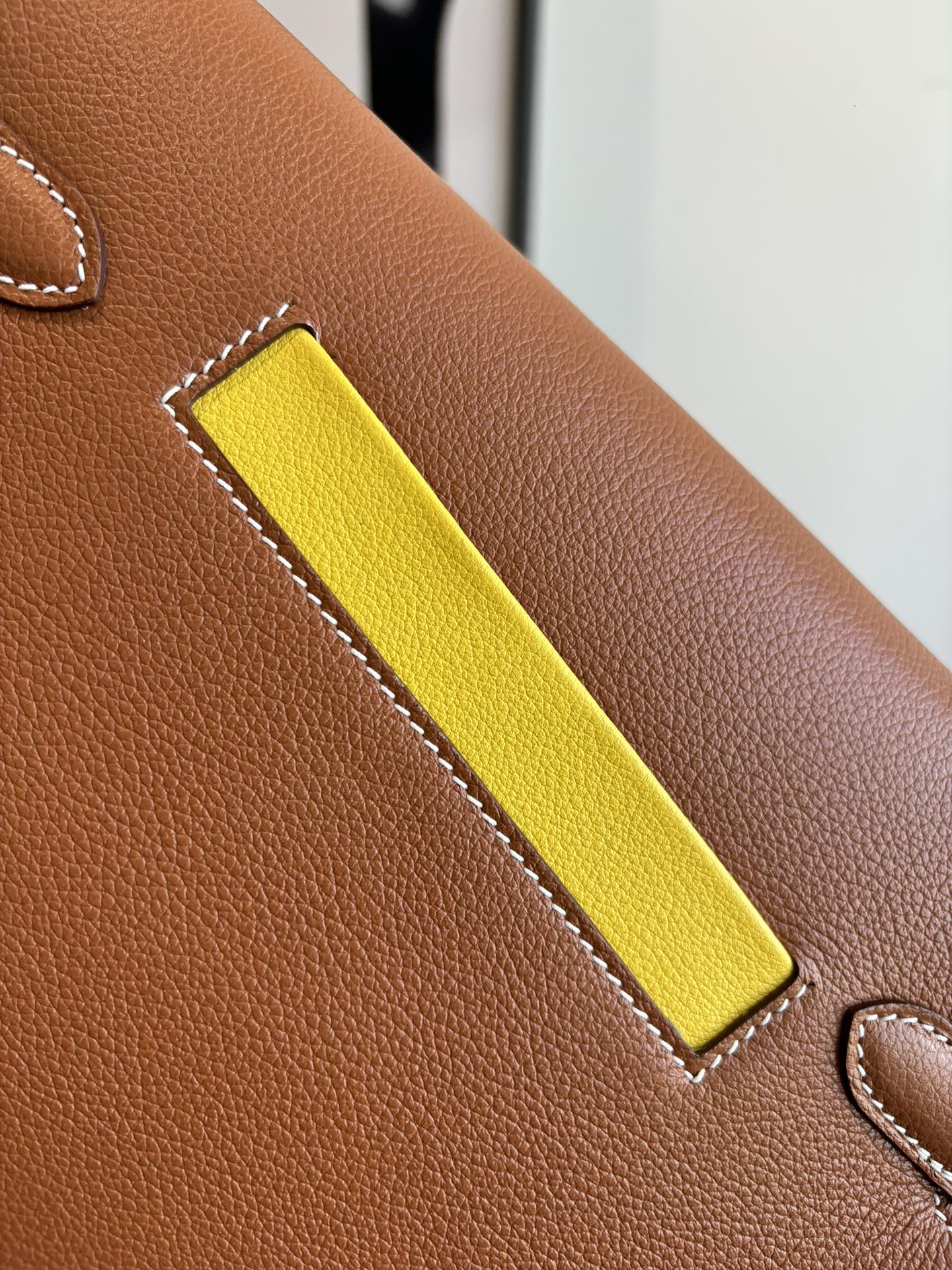 Hermes Style Leather Top Handle Bag Bags Top Handle Bag detail image 5 from source 745833