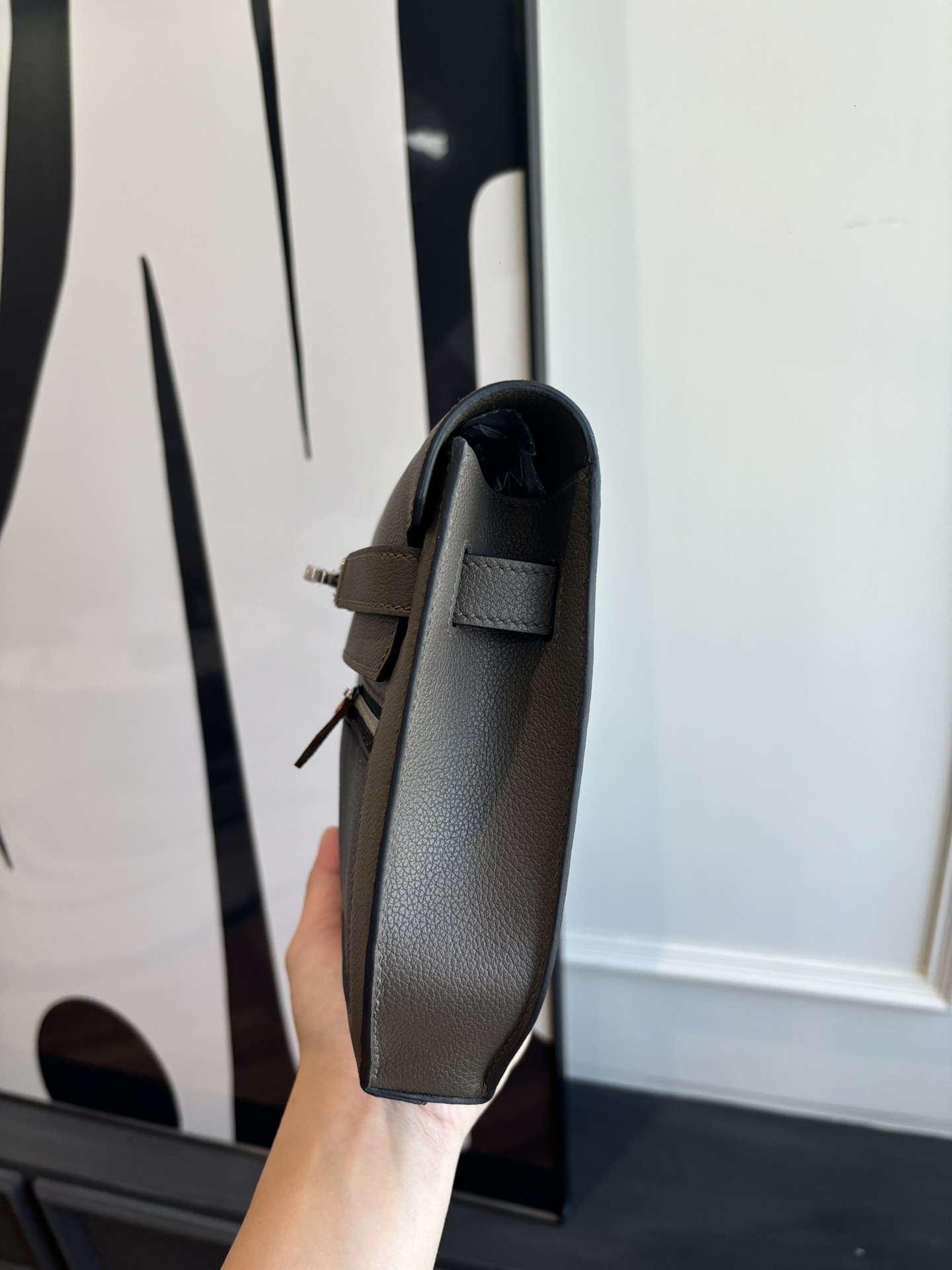 Hermes Style Leather Top Handle Bag Lookbook Reference image 2