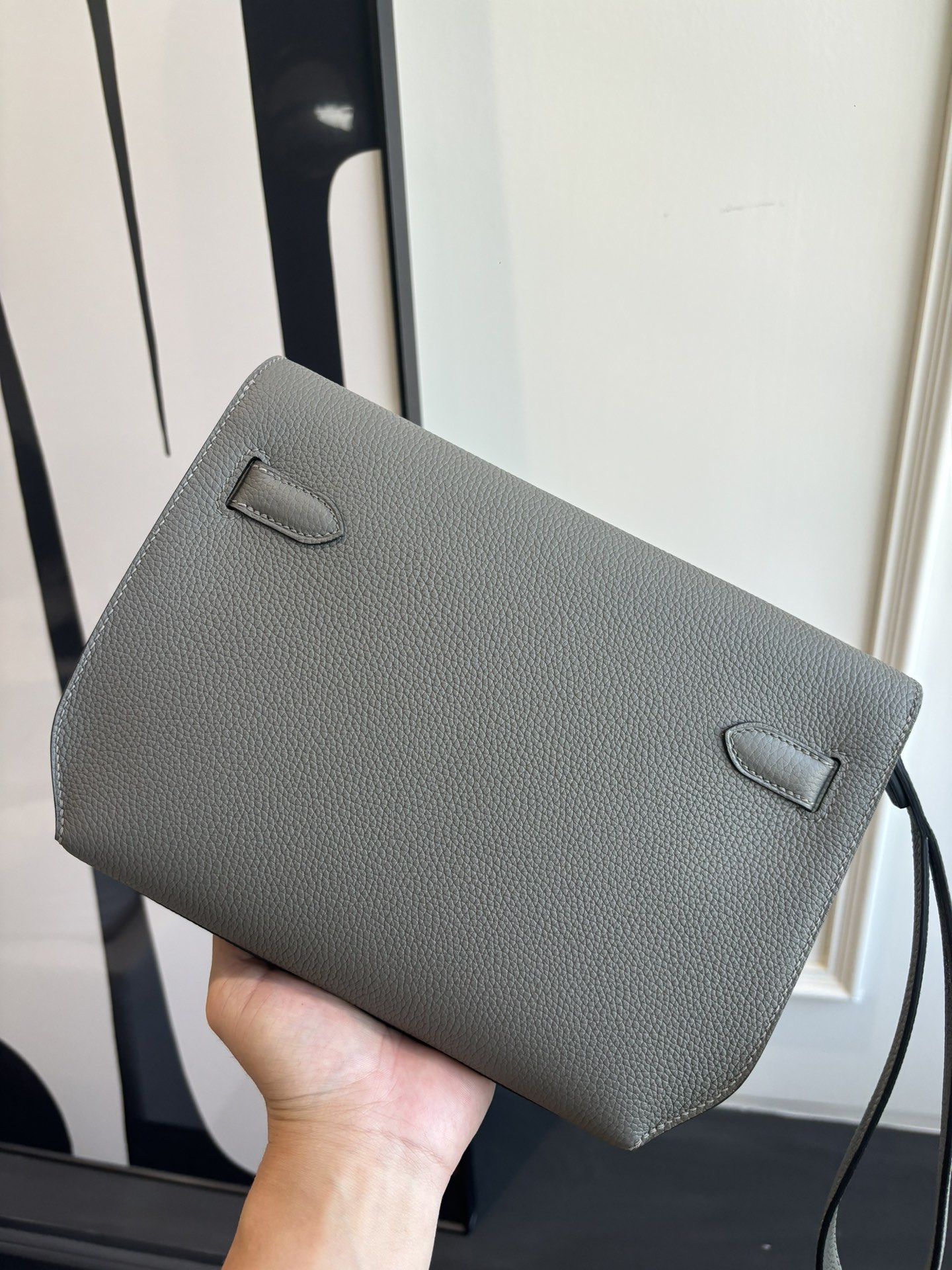 Kelly Depeches 25 Togo Leather Handbag with Strap, Crossbody & Top Handle 5 i1762398429 5471 5