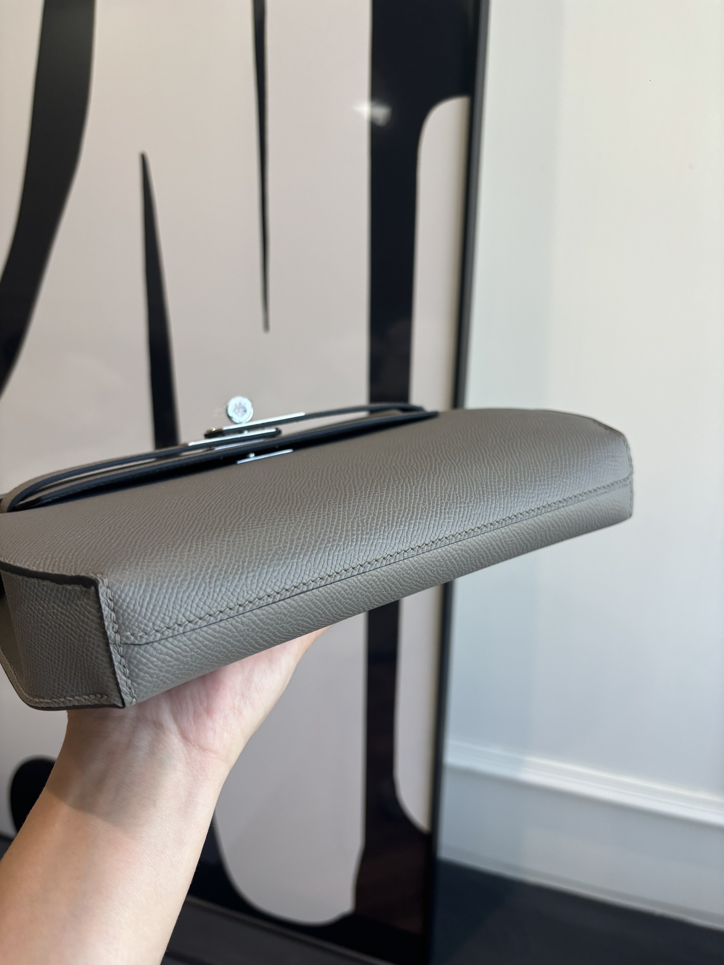 Kelly Depeches 25 Epsom Leather Handbag with Shoulder Strap 8 i1762398631 3469 1