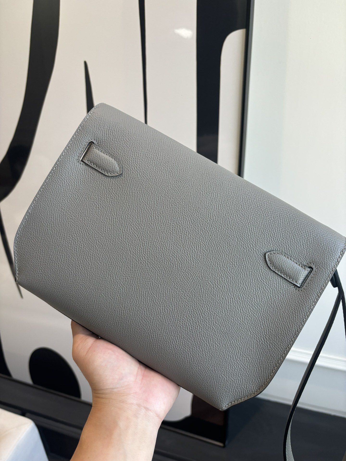 Kelly Depeches 25 Epsom Leather Handbag with Shoulder Strap 5 i1762398631 4026 4