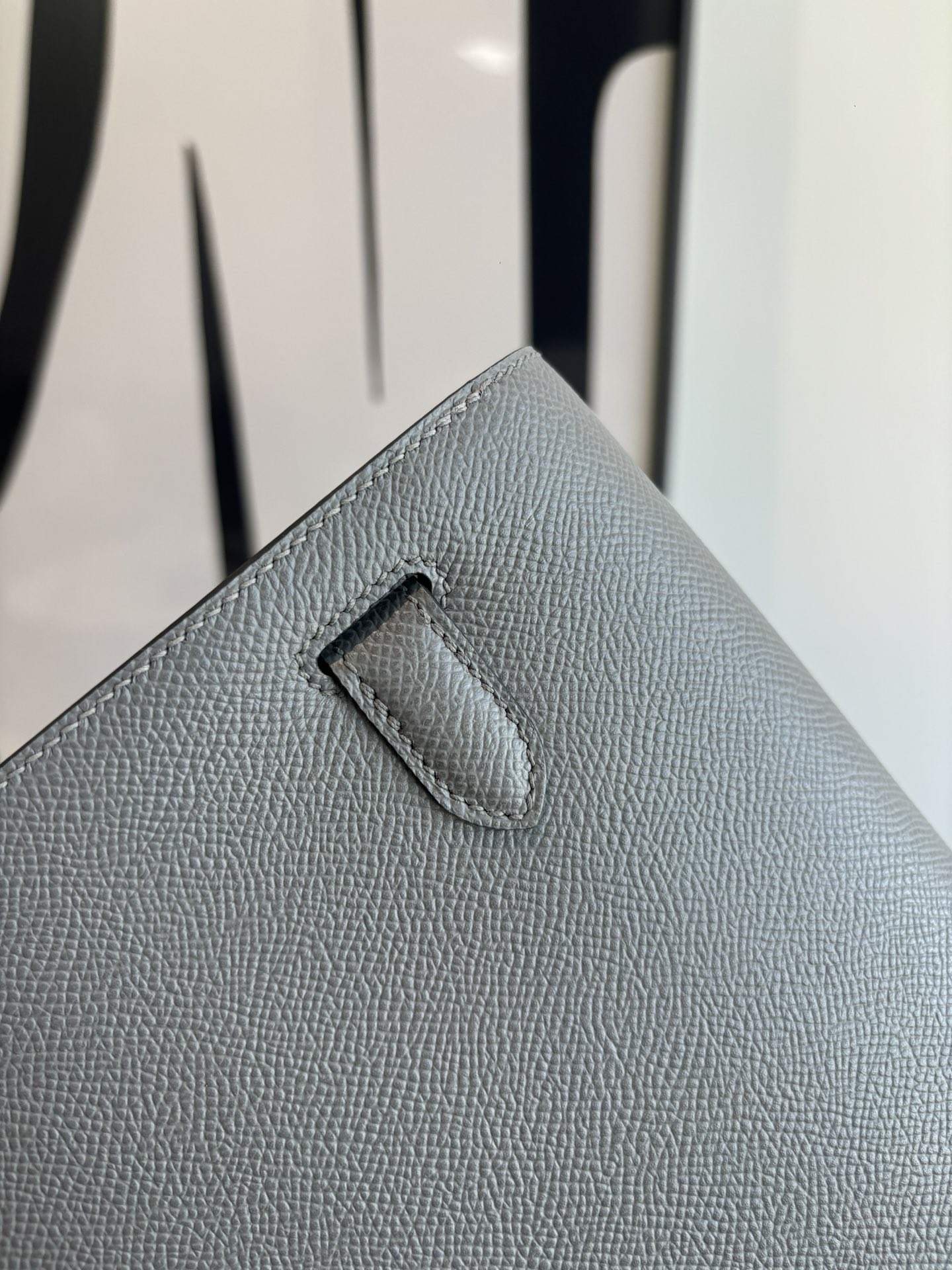 Kelly Depeches 25 Epsom Leather Handbag with Shoulder Strap 6 i1762398631 7325 3