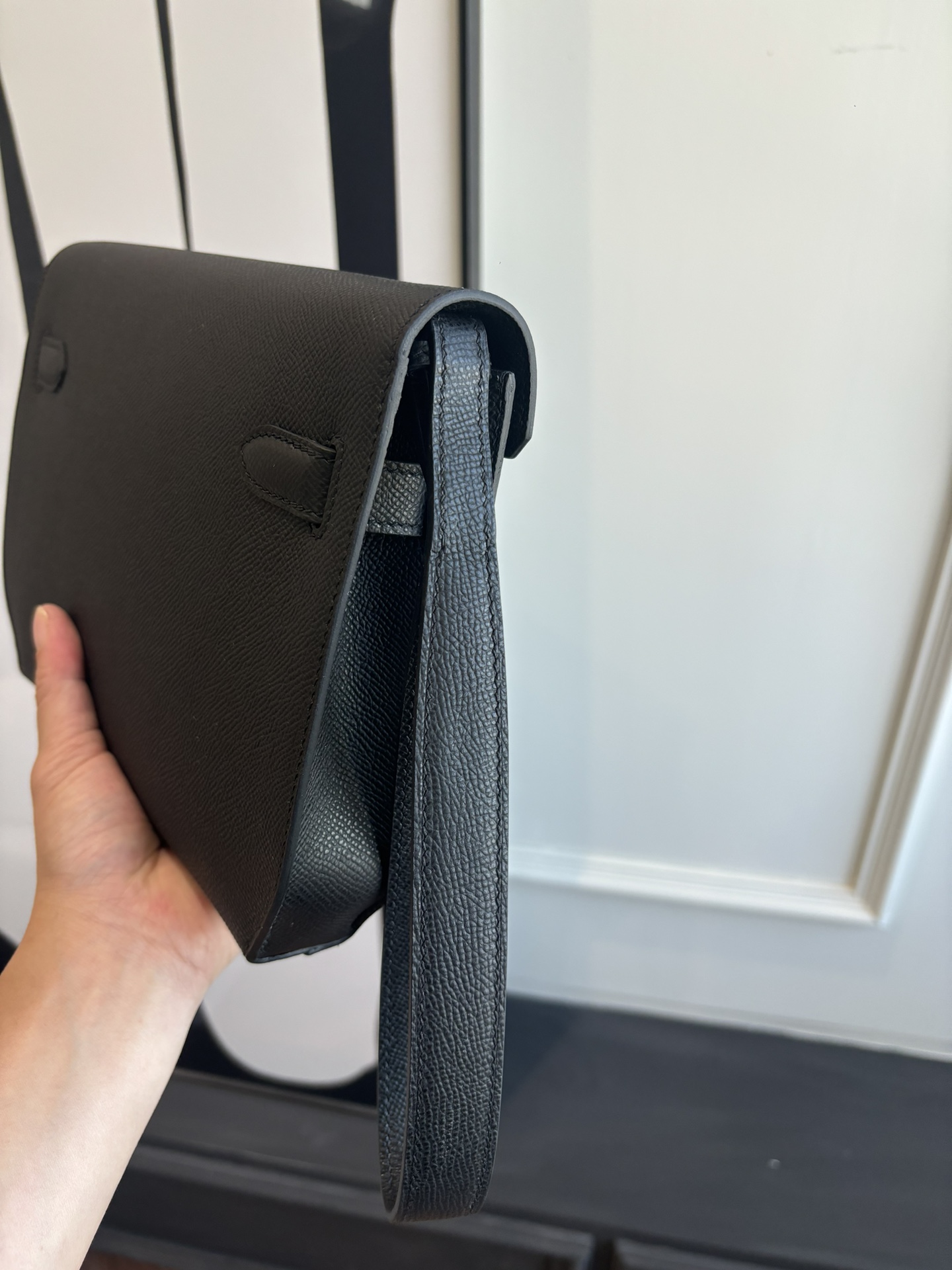 Kelly Depeches 25 Epsom Leather Handbag with Strap 7 i1762398654 4139 7