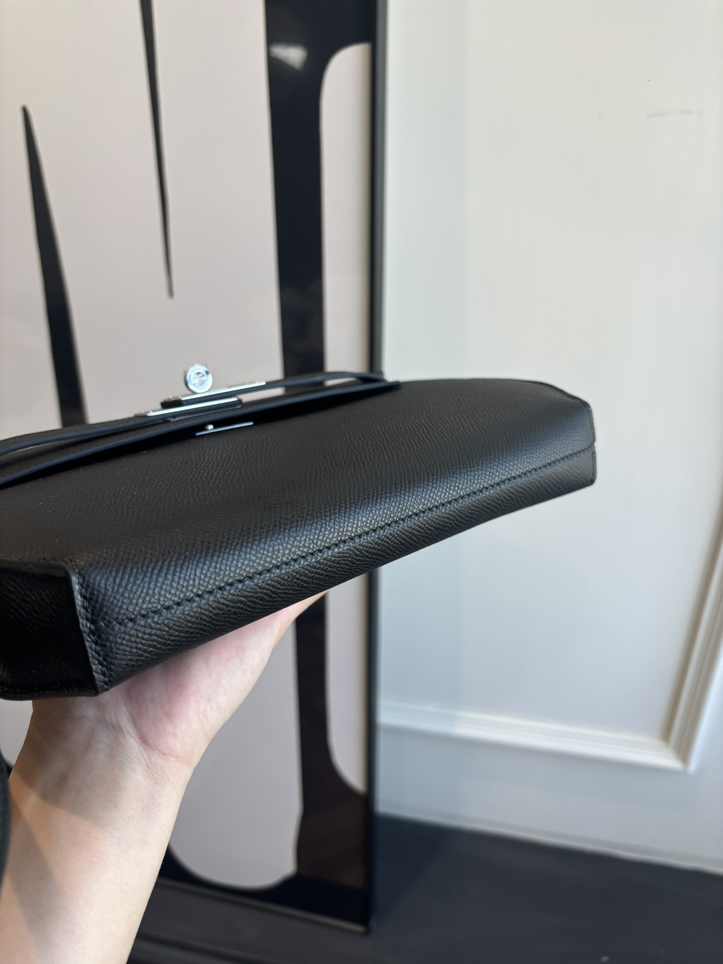 Kelly Depeches 25 Epsom Leather Handbag with Strap 8 i1762398654 4243 0