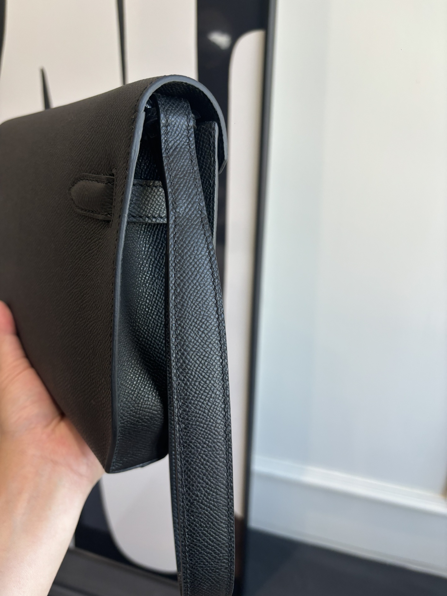 Kelly Depeches 25 Epsom Leather Handbag with Shoulder Strap 7 i1762398666 6316 7