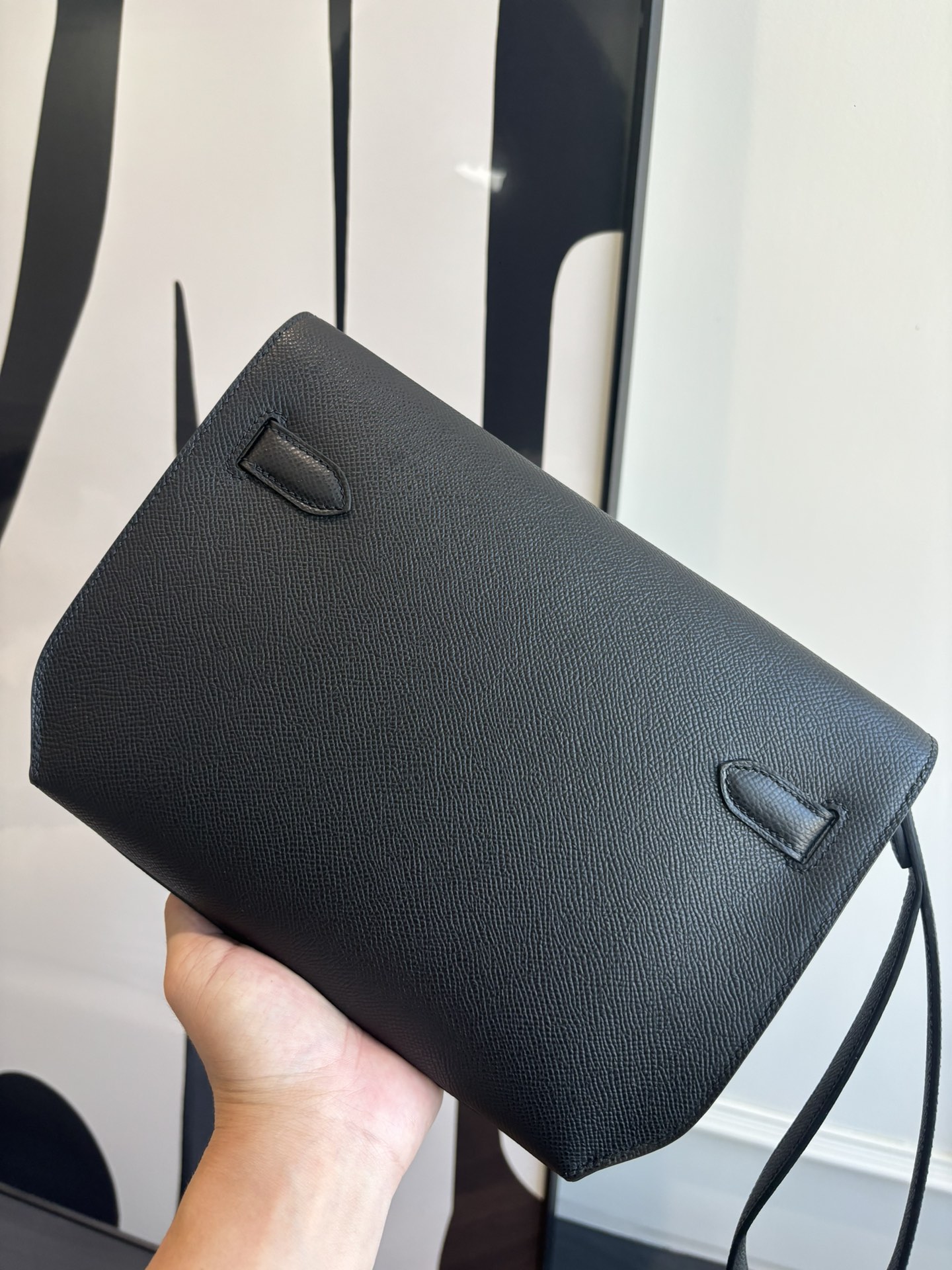 Kelly Depeches 25 Epsom Leather Handbag with Shoulder Strap 5 i1762398666 8304 6