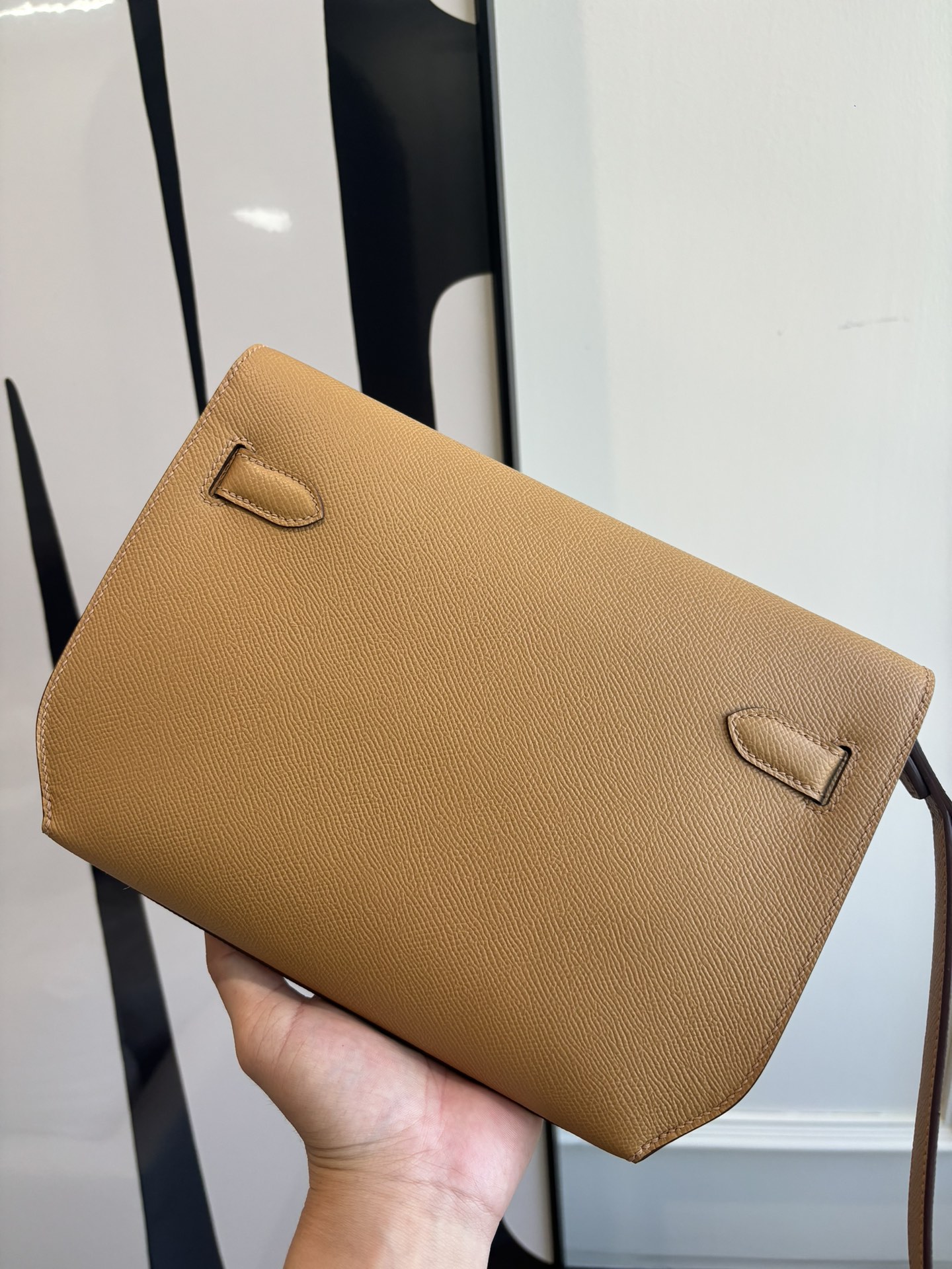 Kelly Depeches 25 Epsom Leather Handbag with Shoulder Strap 5 i1762398678 9461 6