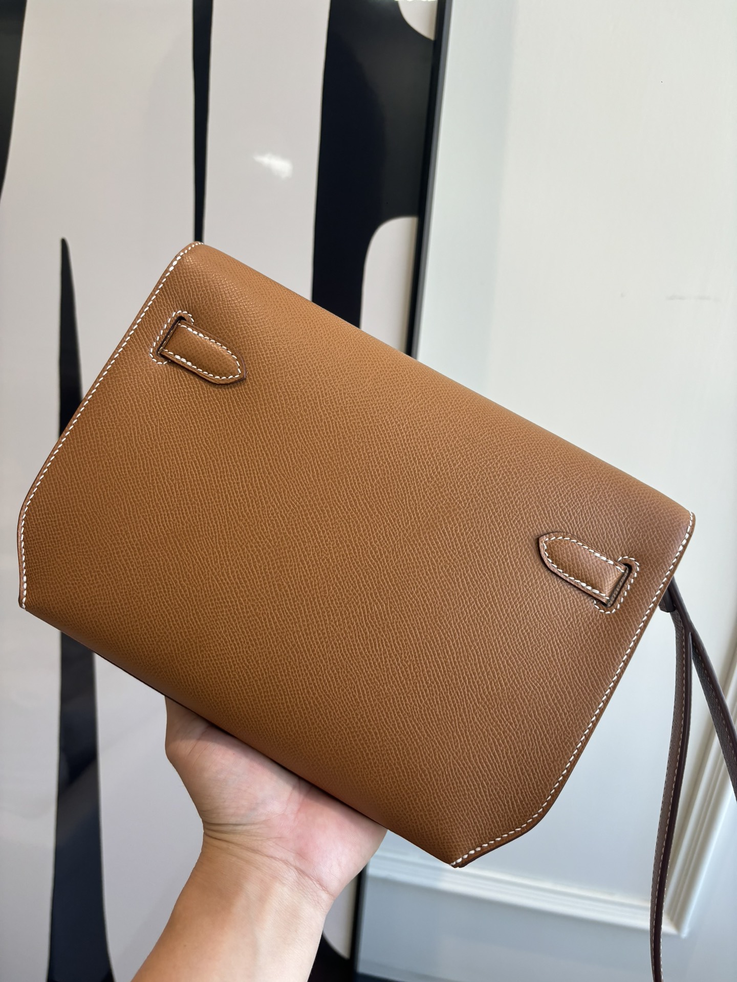 Kelly Depeches 25 Epsom Leather Handbag with Detachable Shoulder Strap 5 i1762398691 3684 3