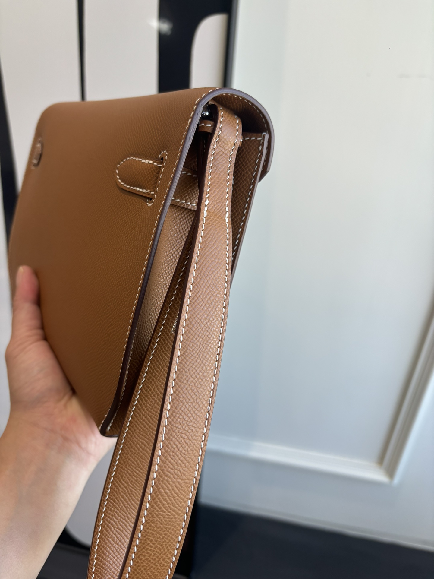 Kelly Depeches 25 Epsom Leather Handbag with Detachable Shoulder Strap 7 i1762398691 3742 0