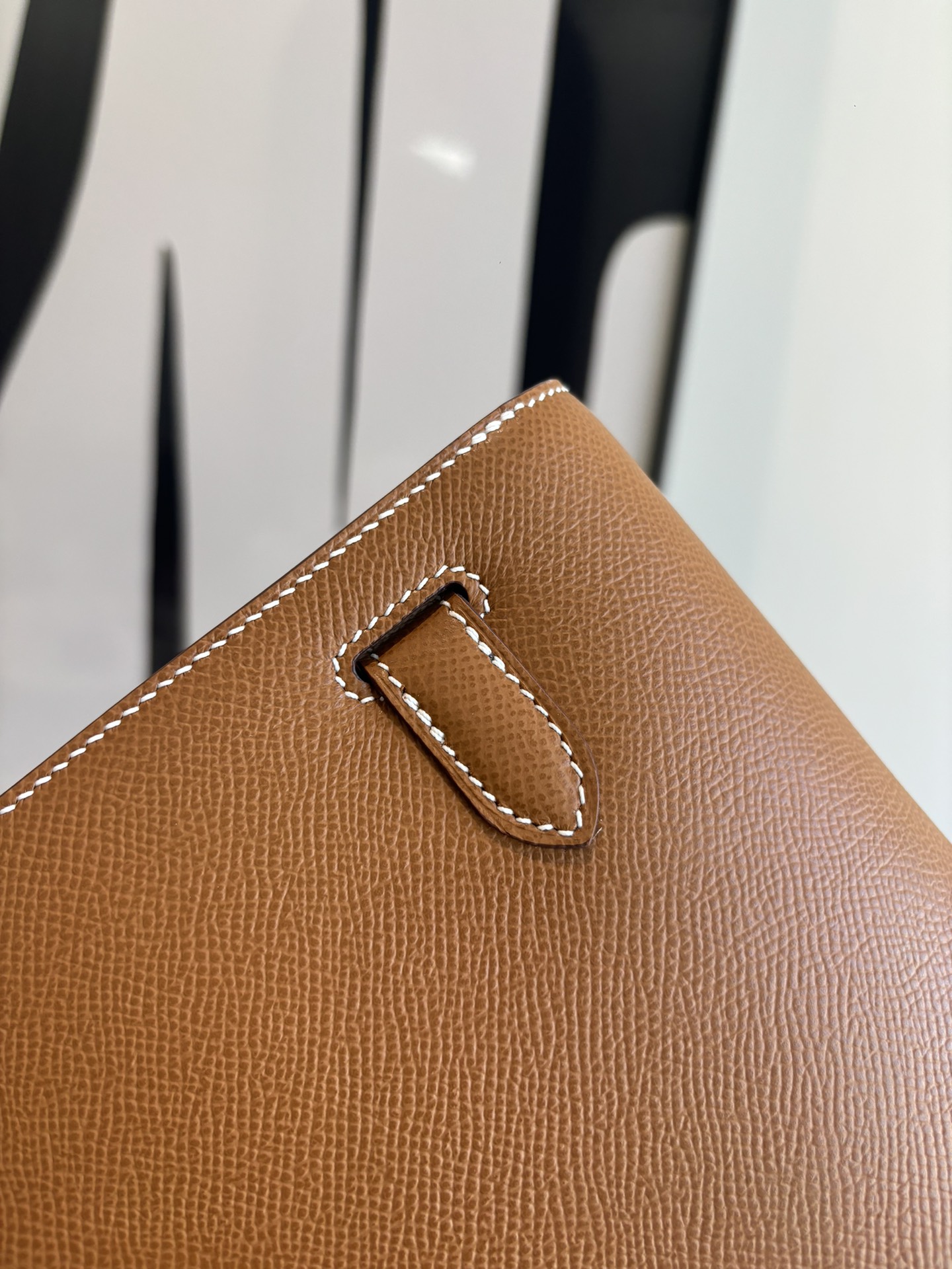 Kelly Depeches 25 Epsom Leather Handbag with Detachable Shoulder Strap 6 i1762398691 3787 6