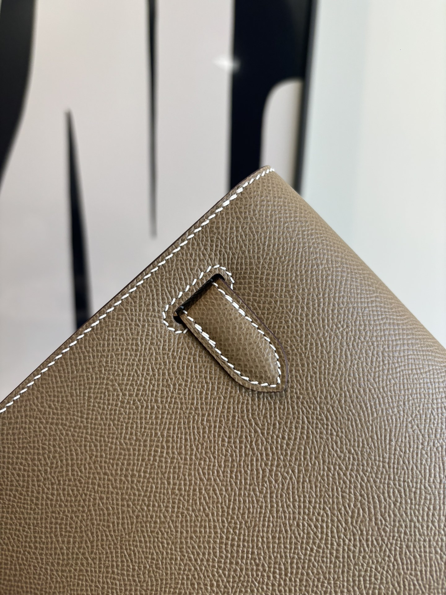 Kelly Depeches 25 Epsom Leather Handbag with Shoulder Strap 6 i1762398703 414 6