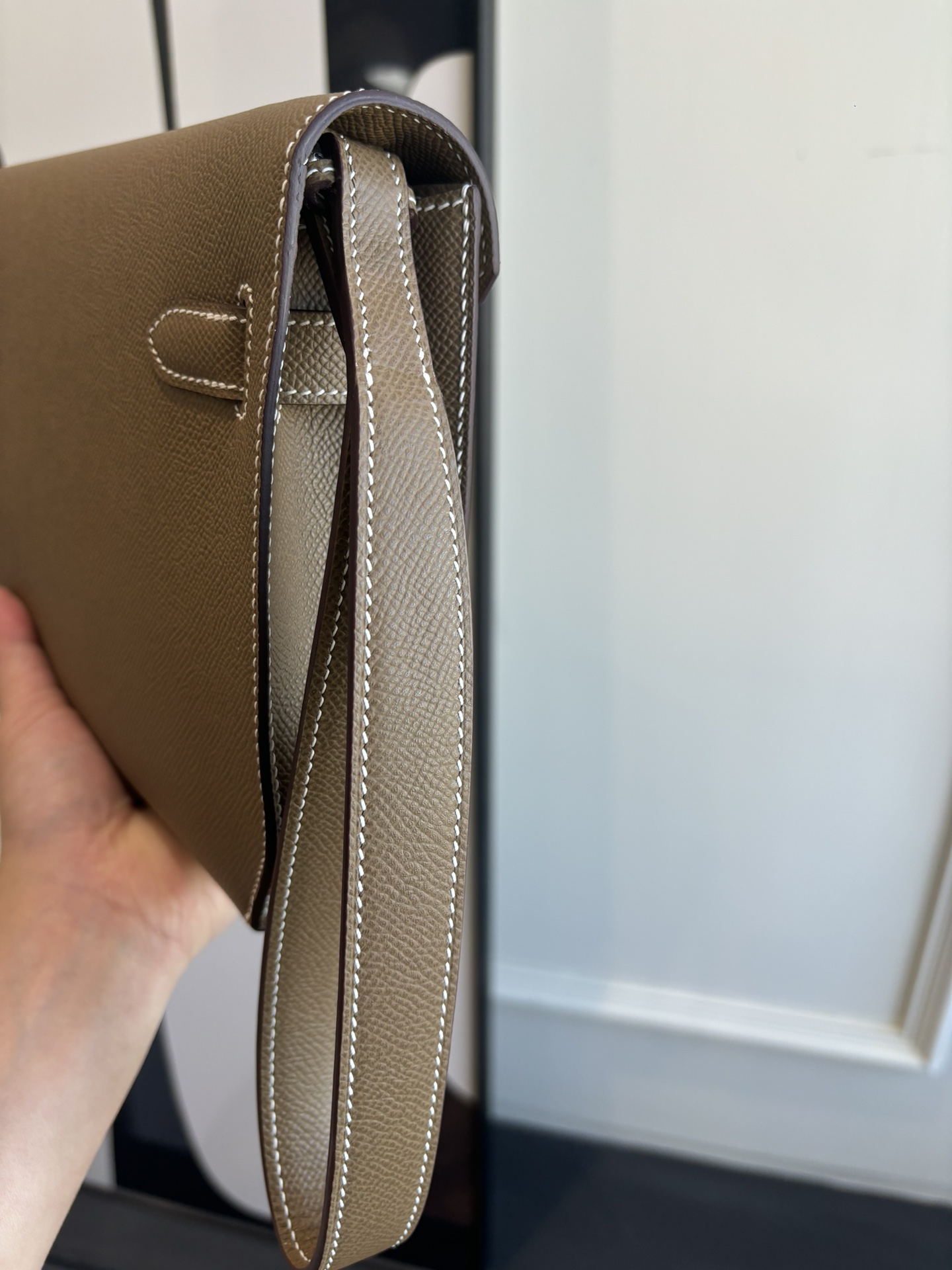 Kelly Depeches 25 Epsom Leather Handbag with Shoulder Strap 7 i1762398703 4262 4