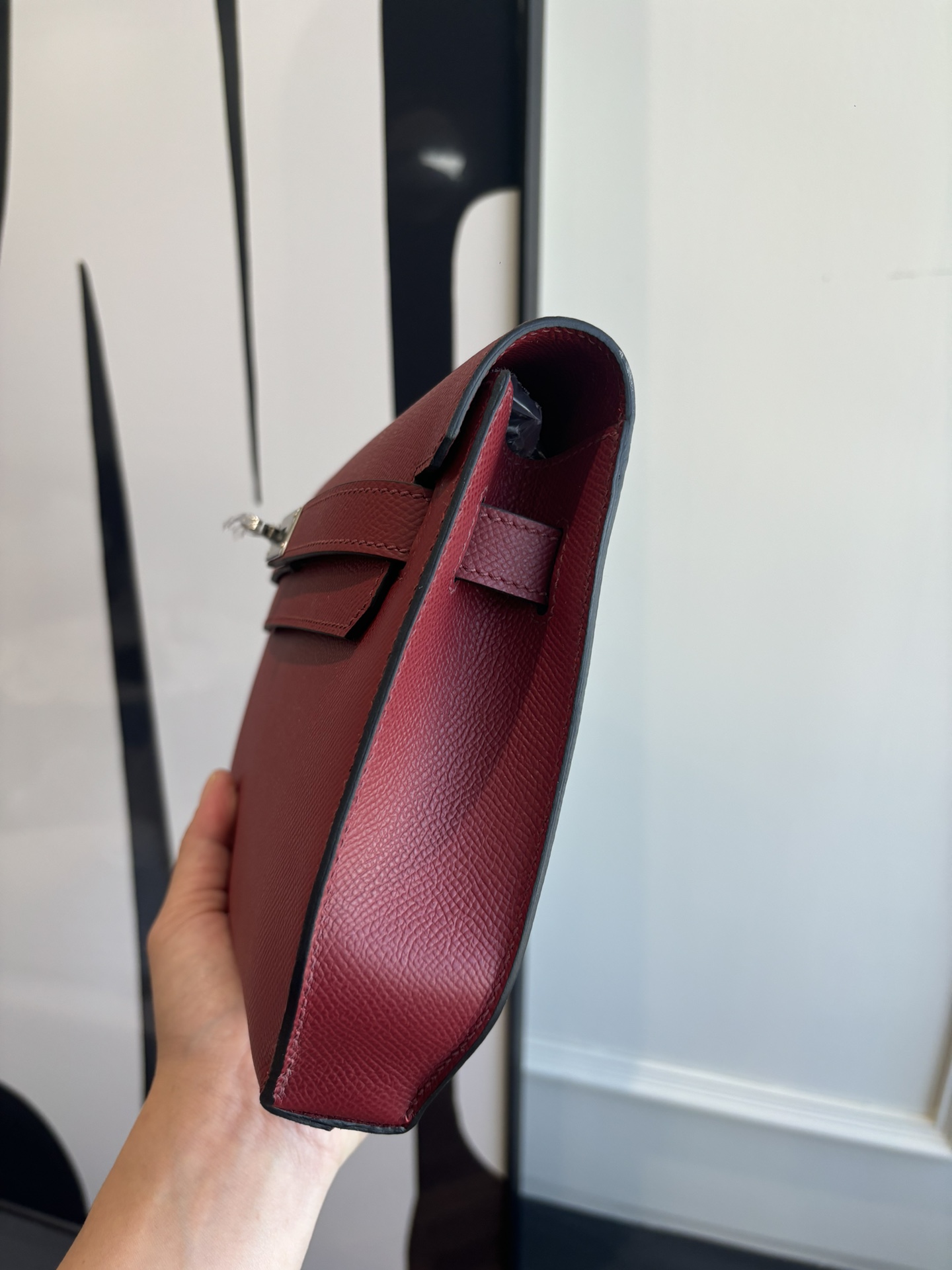 Kelly Depeches 25 Epsom Leather Handbag with Detachable Shoulder Strap 4 i1762398715 401 1