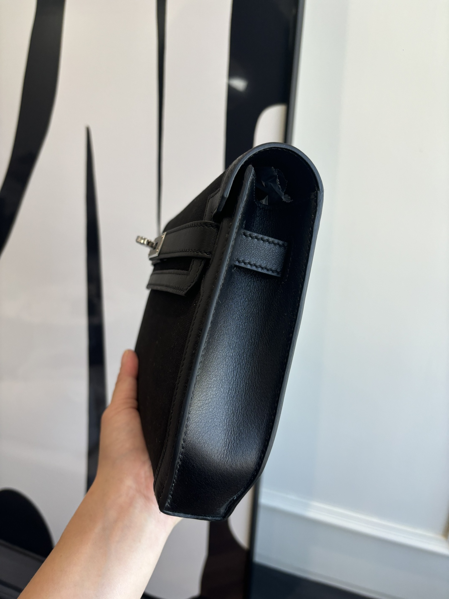 Kelly Depeches 25 Handbag: Canvas & Swift Leather, Crossbody & Hand-Carry 4 i1762398835 8385 0