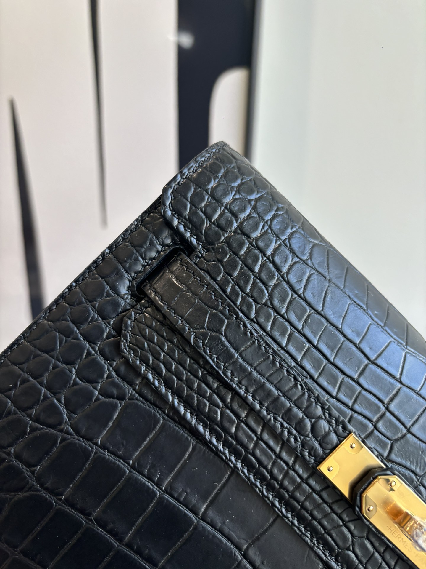 Kelly Depeches 25手包 鳄鱼皮（附加肩带）可斜背 可手提或腕挎 日常需求 商务/休闲无缝切换 
- 中央 ipad mini隔层 全钢五金 半手工蜡线缝制 