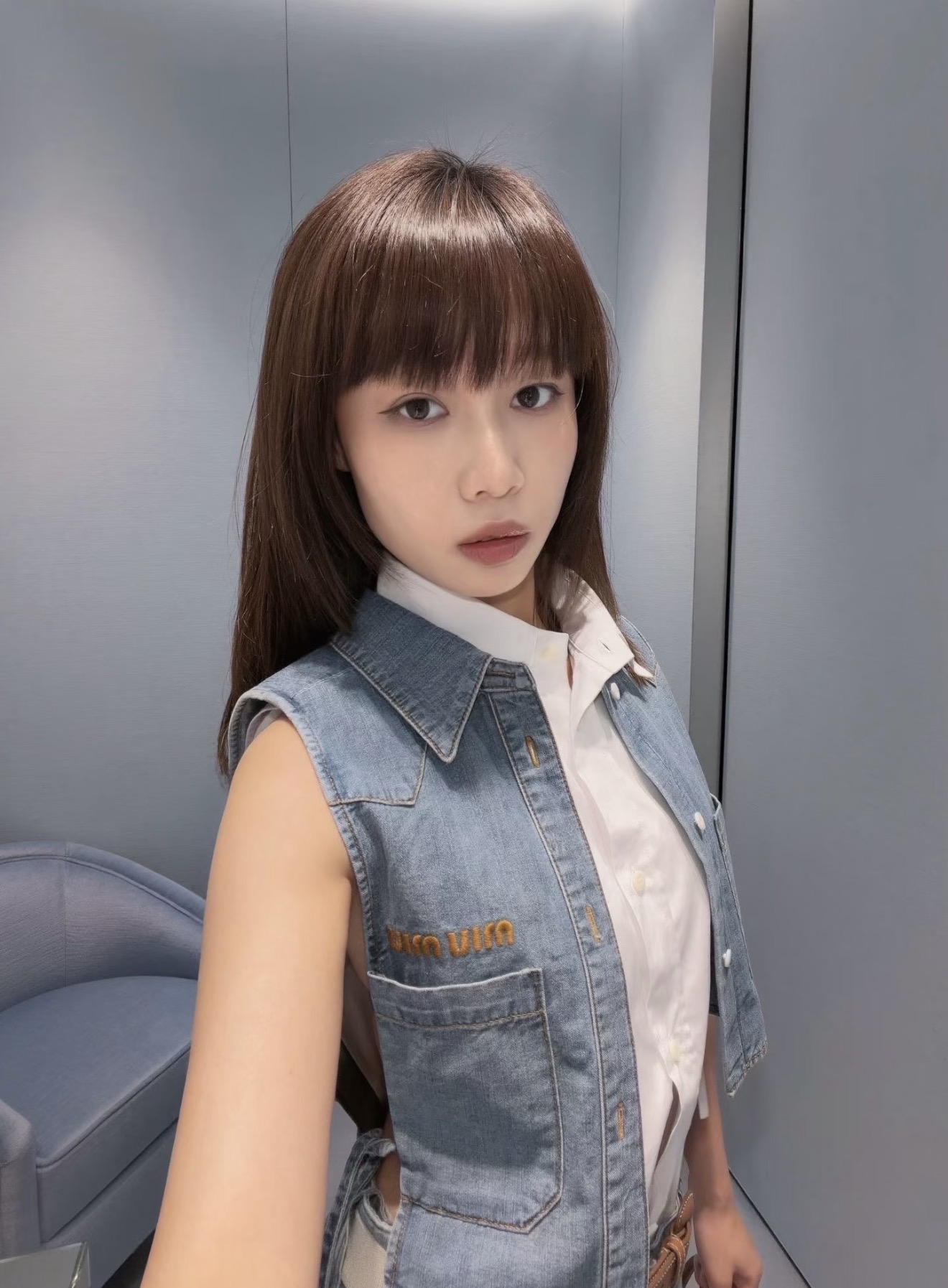 미우미우 여성 반팔 101984 Miu Miu T Shirt