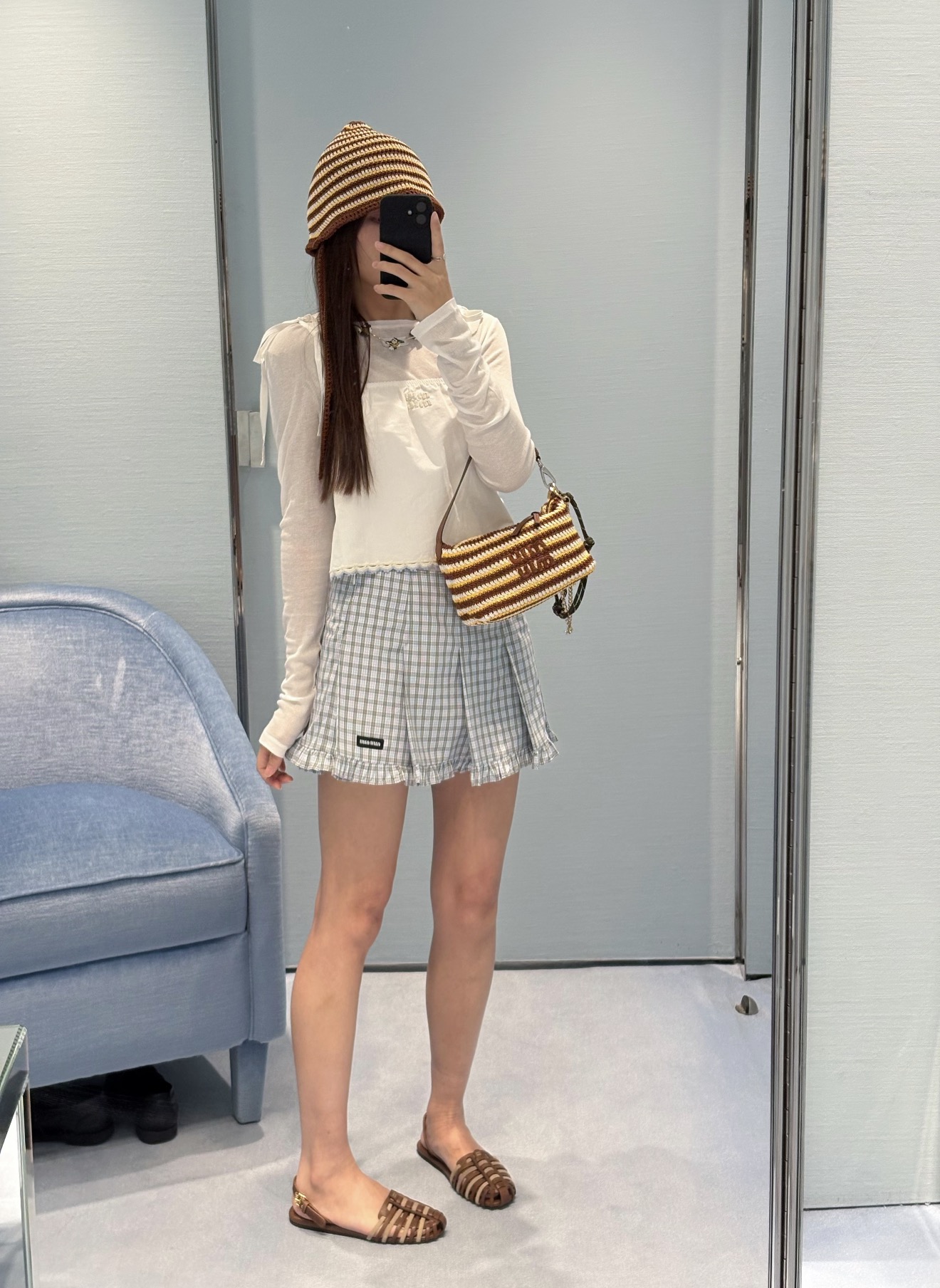 미우미우 여성 스커트 101594 Miu Miu Skirt