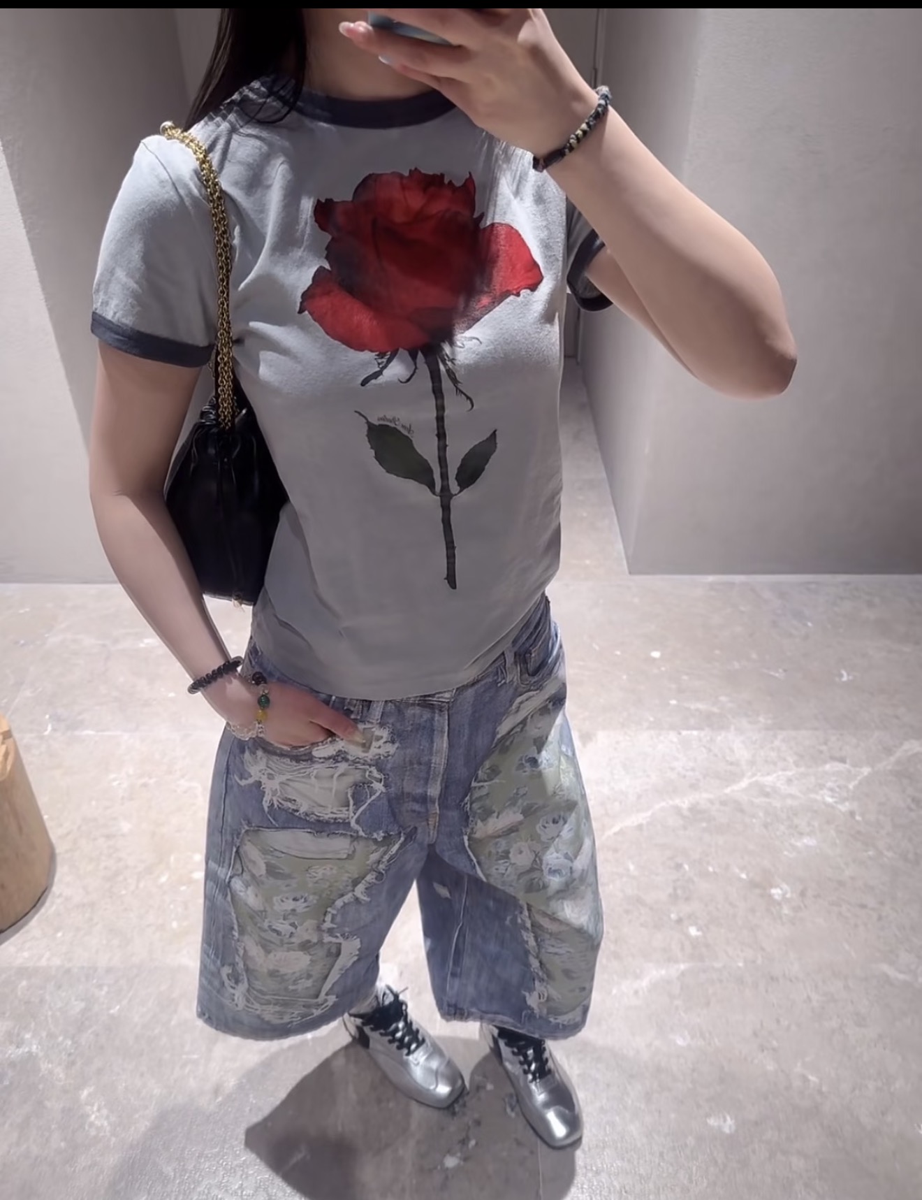 아크네스튜디오 여성 반팔 121867 Acne Studios T Shirt