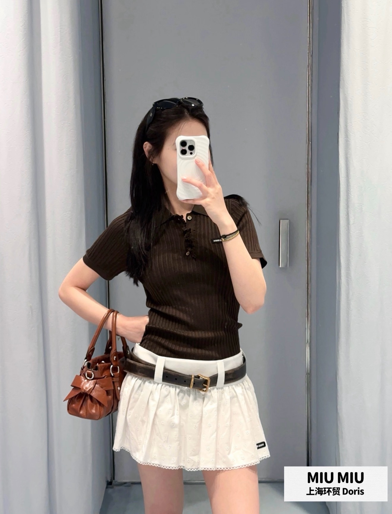 미우미우 여성 반팔 132167 Miu Miu T Shirt 썸네일 이미지
