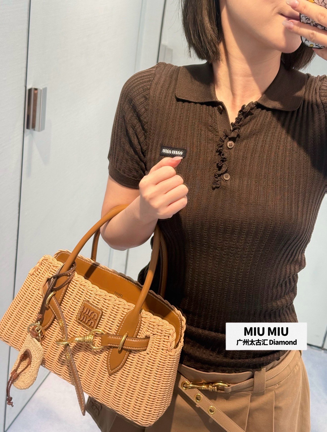 미우미우 여성 반팔 132167 Miu Miu T Shirt 썸네일 이미지